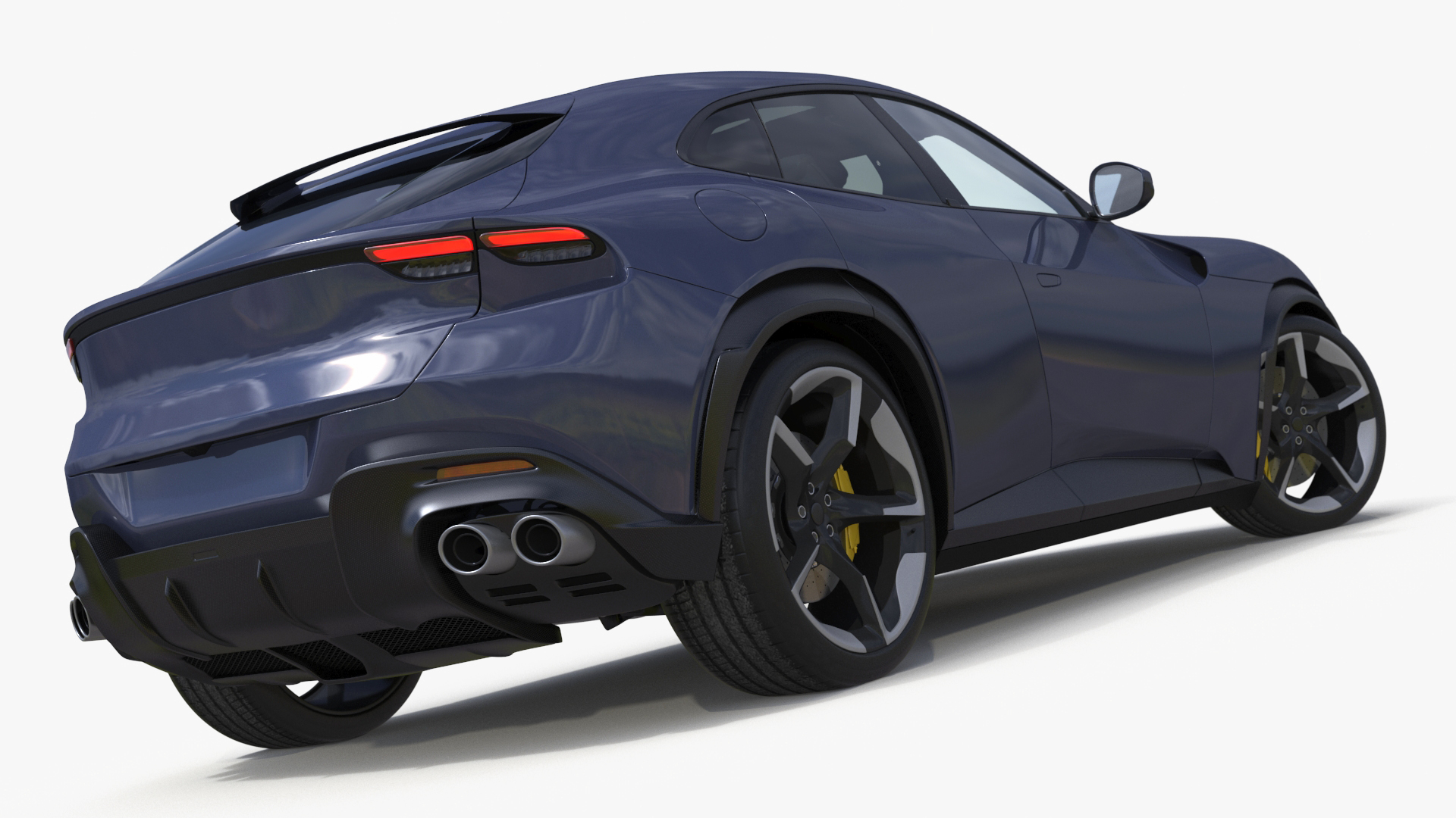 Extreme Sports Crossover Car Violet Rigged 3D