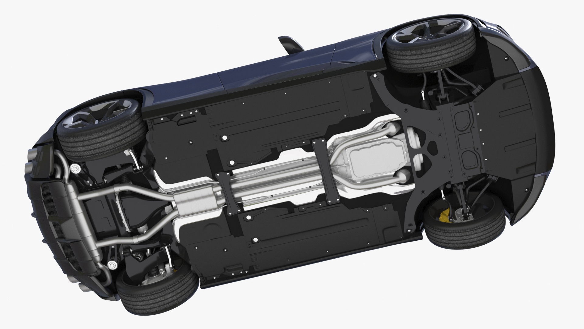 Extreme Sports Crossover Car Violet Rigged 3D