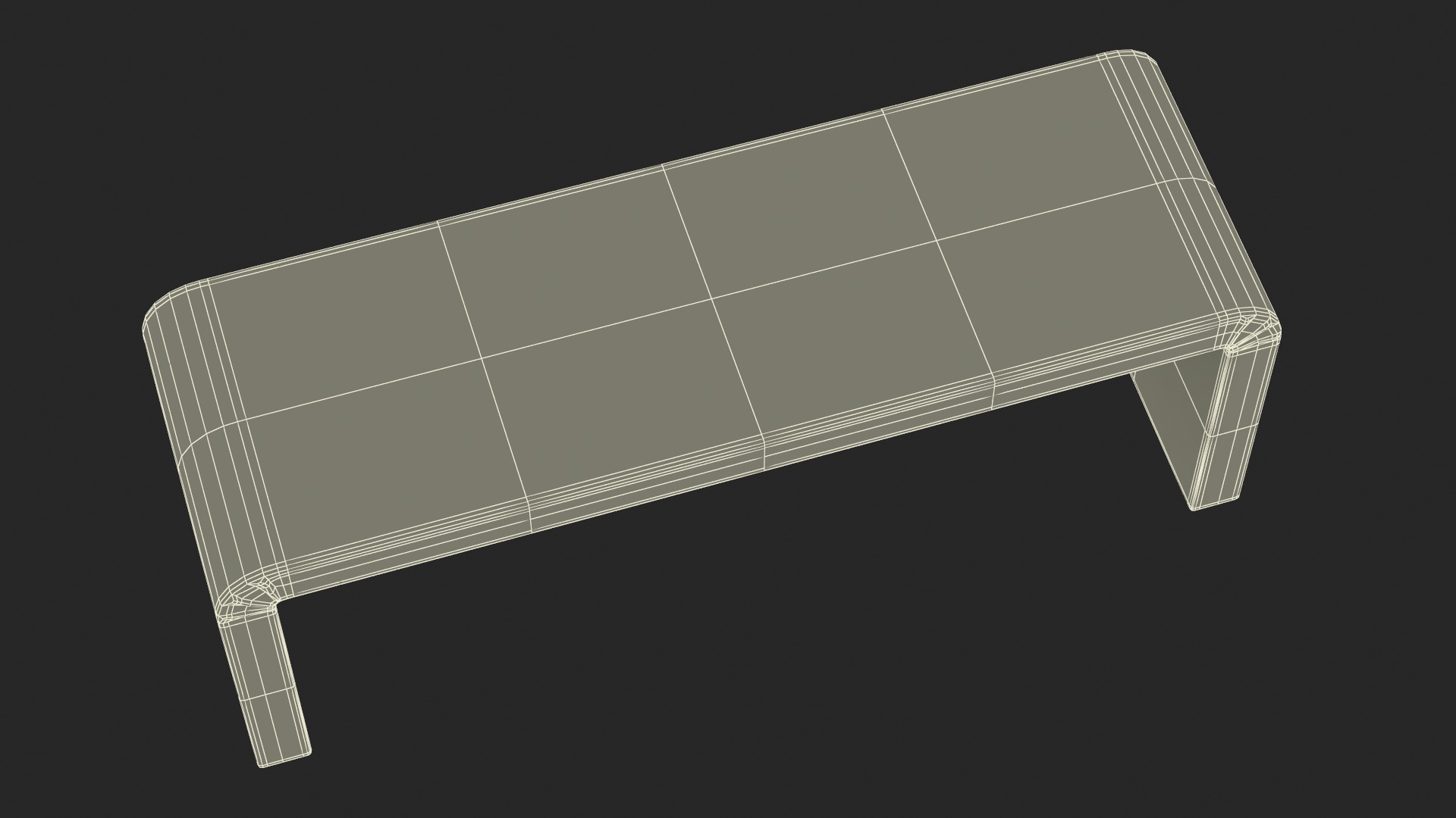 3D model Modern Fabric Console Table for 3D Print