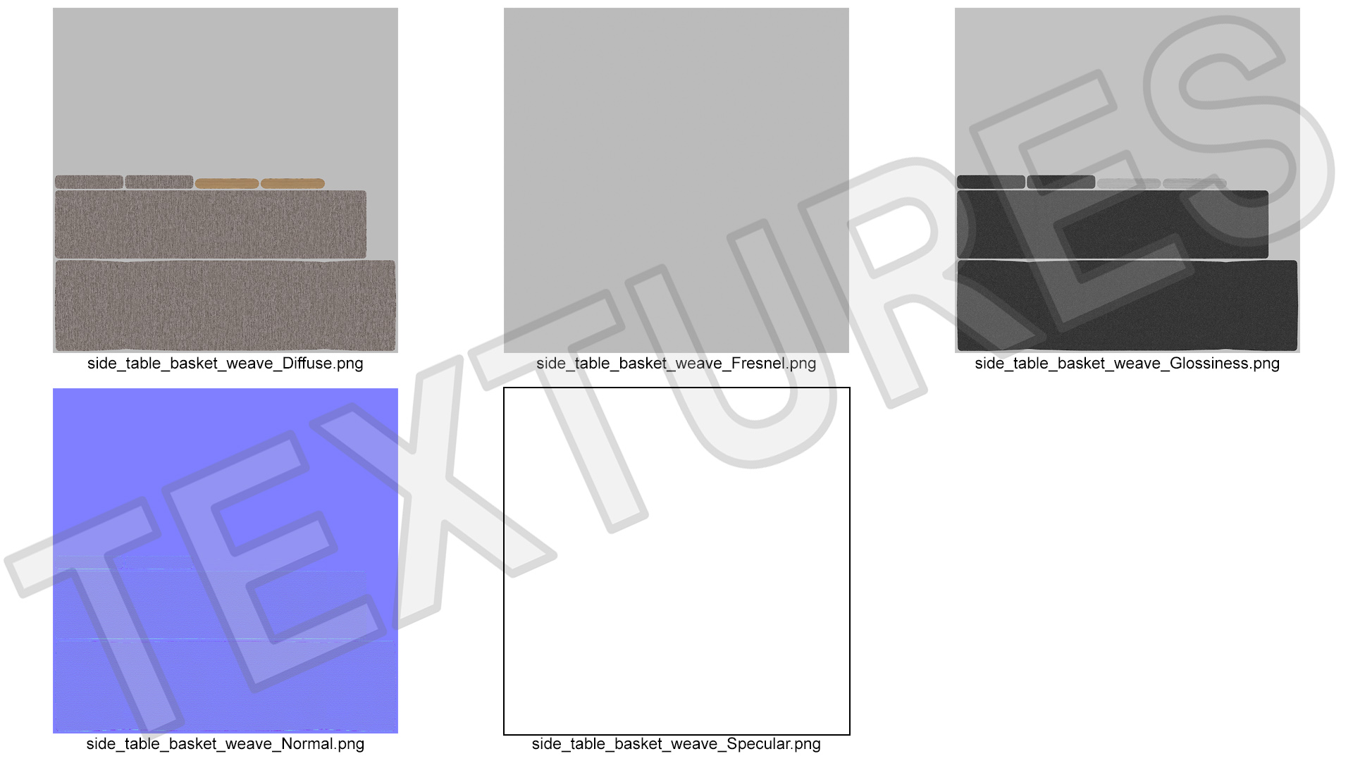 3D model Modern Fabric Console Table for 3D Print