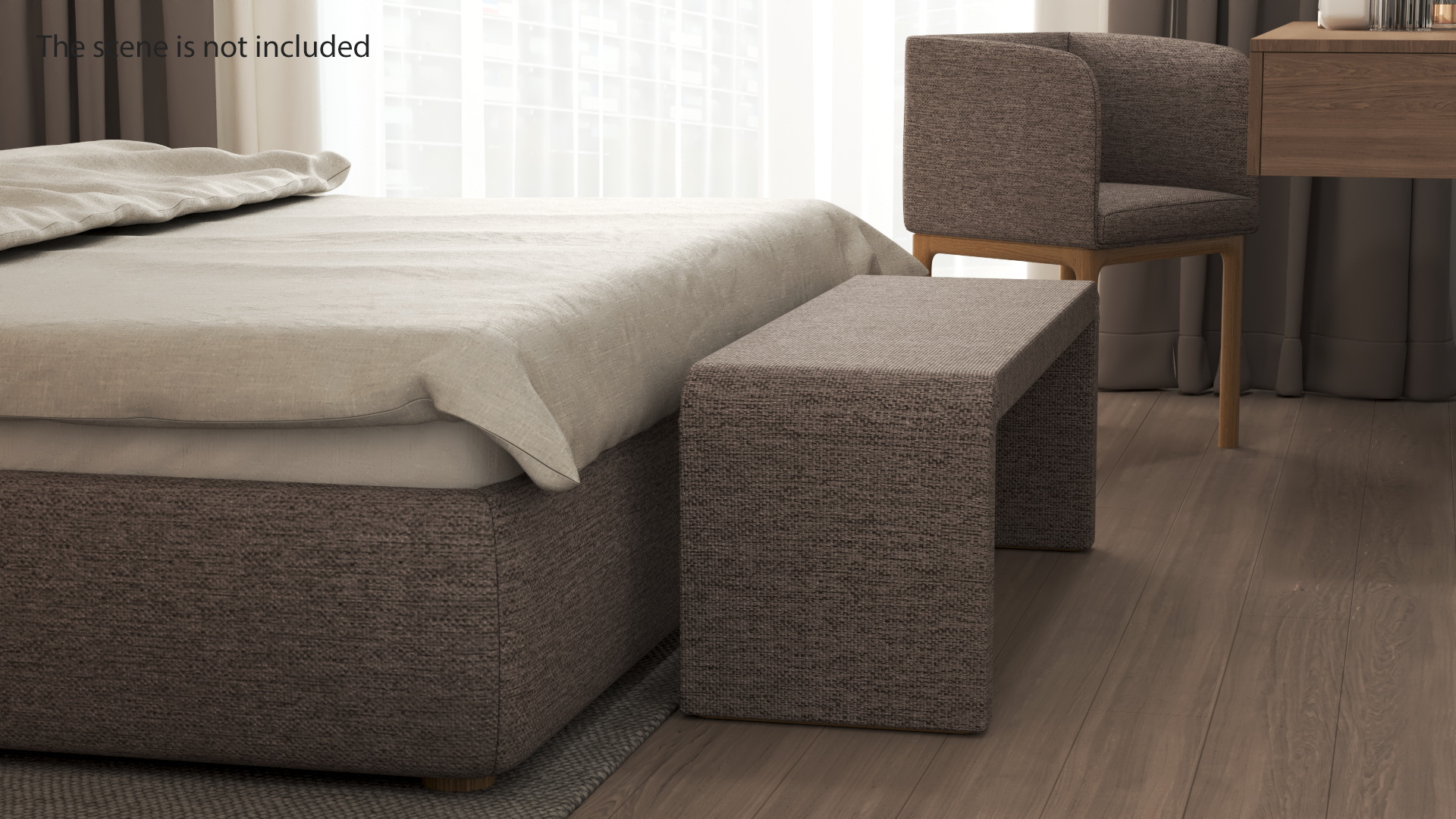 3D model Modern Fabric Console Table for 3D Print