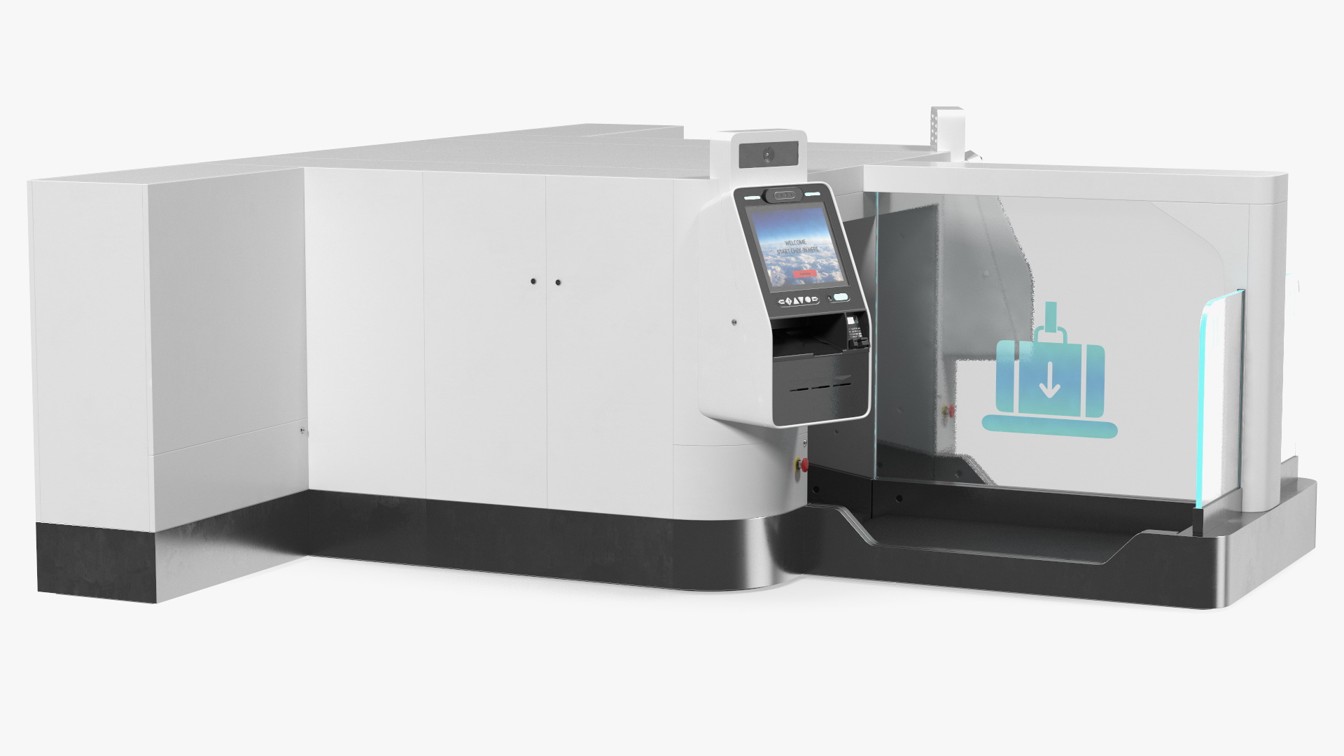 3D model Airport Smart Check In Service
