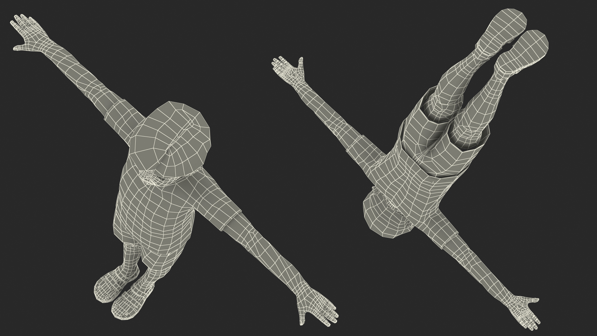 3D Realistic Child Boy T-Pose