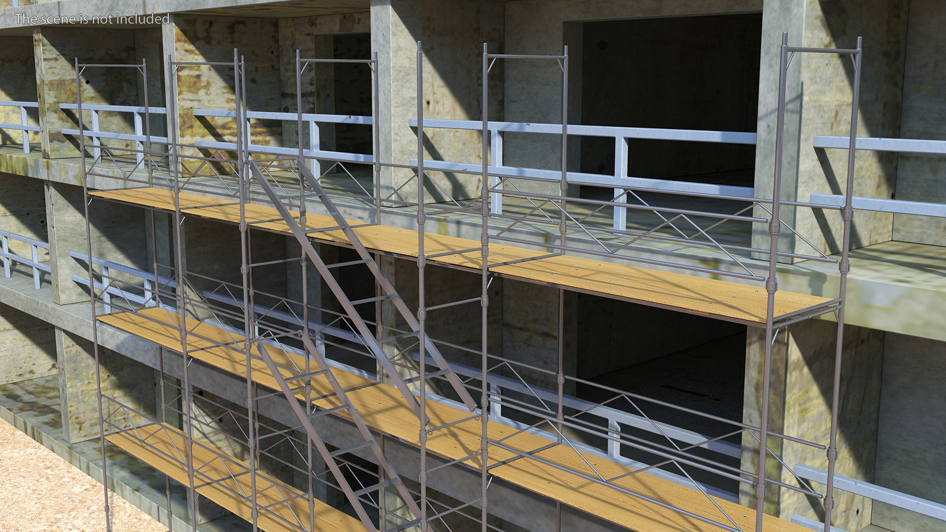 Construction Scaffolding Structure 3D model
