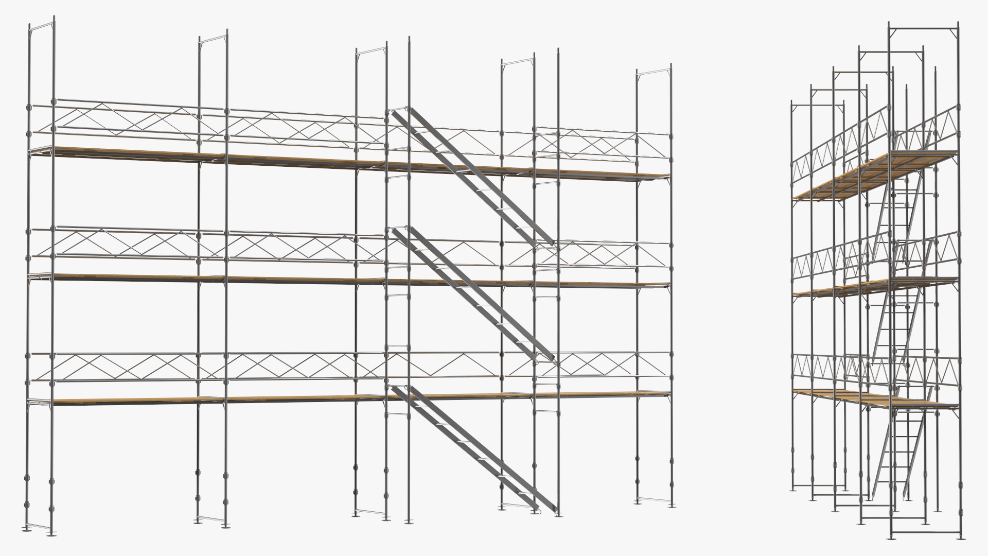 Construction Scaffolding Structure 3D model