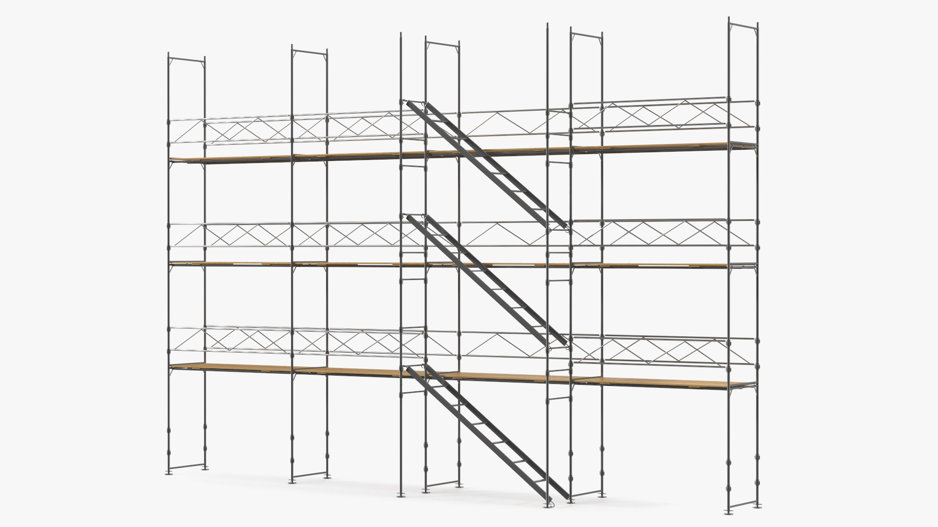 Construction Scaffolding Structure 3D model