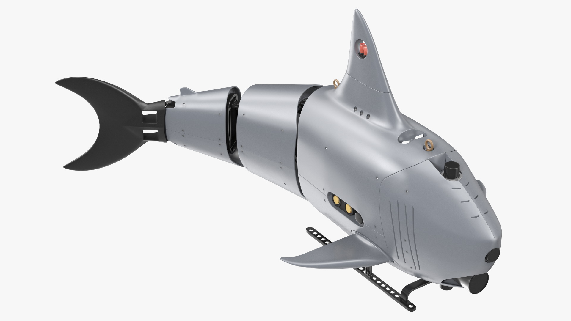 3D Shark Underwater Drone Rigged for Cinema 4D model