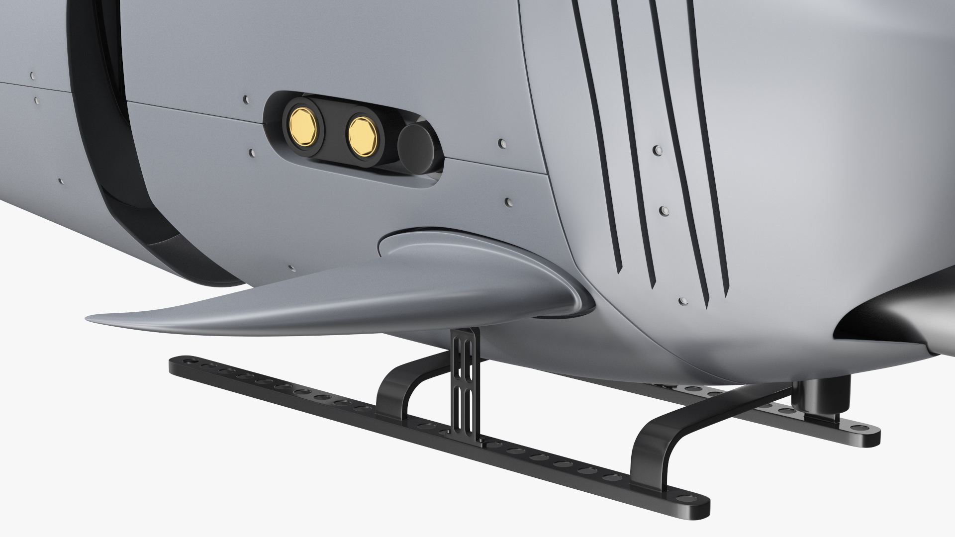 3D Shark Underwater Drone Rigged for Cinema 4D model