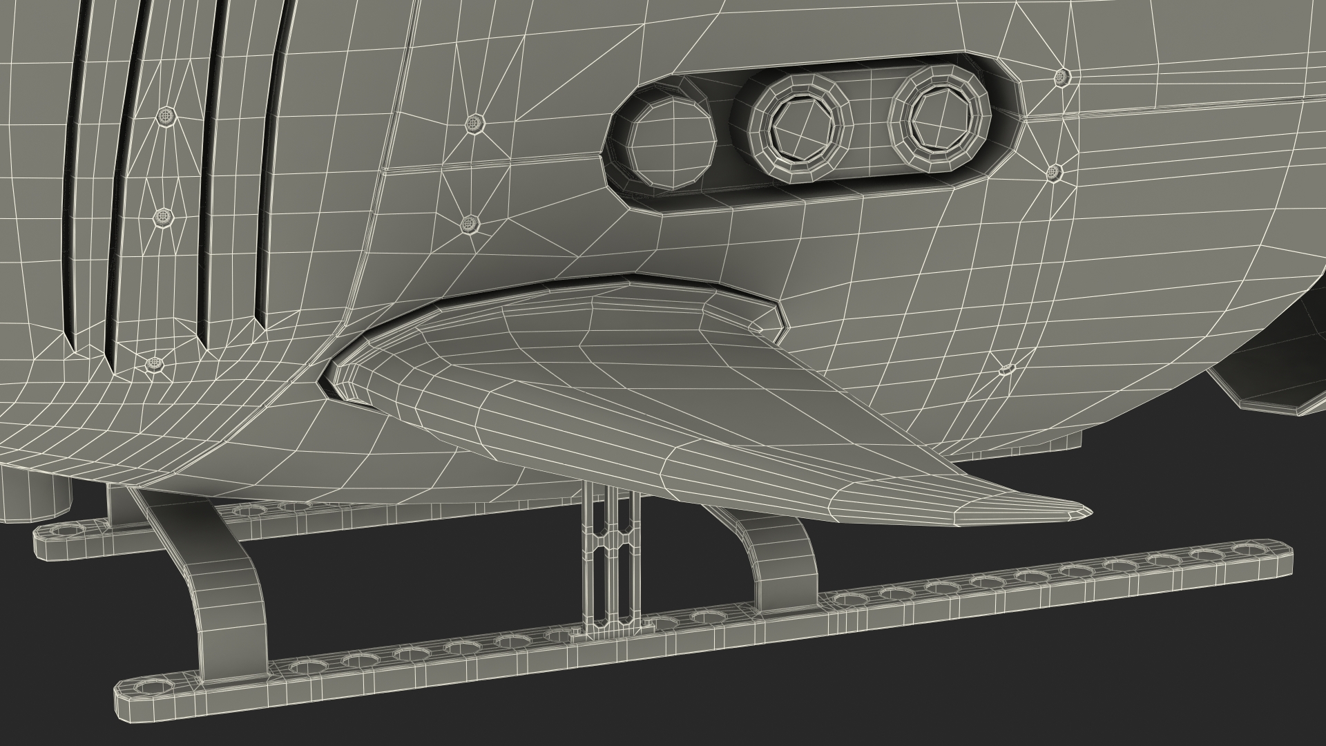 3D Shark Underwater Drone Rigged for Cinema 4D model