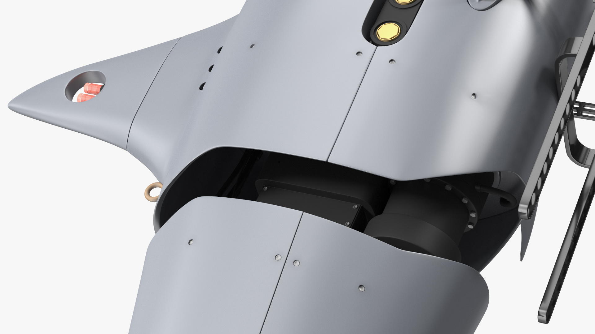3D Shark Underwater Drone Rigged for Cinema 4D model