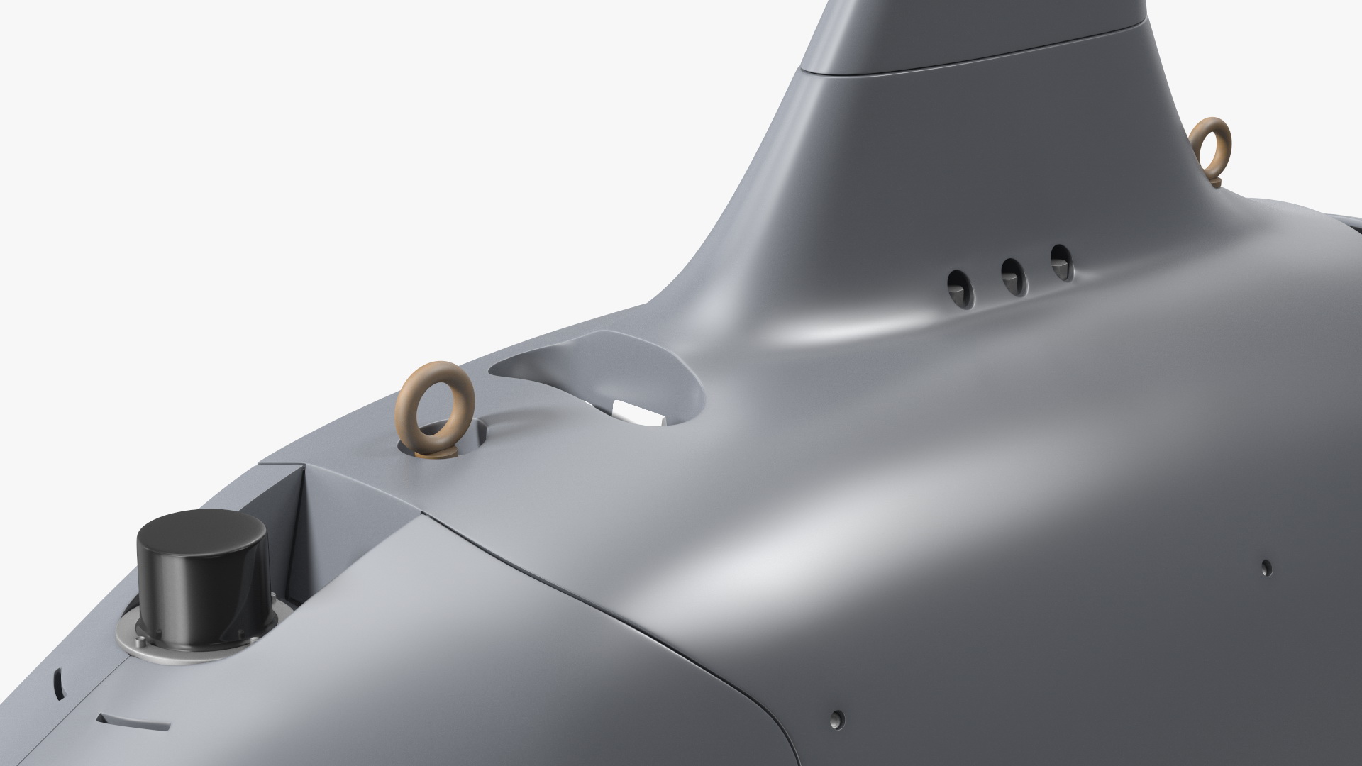 3D Shark Underwater Drone Rigged for Cinema 4D model