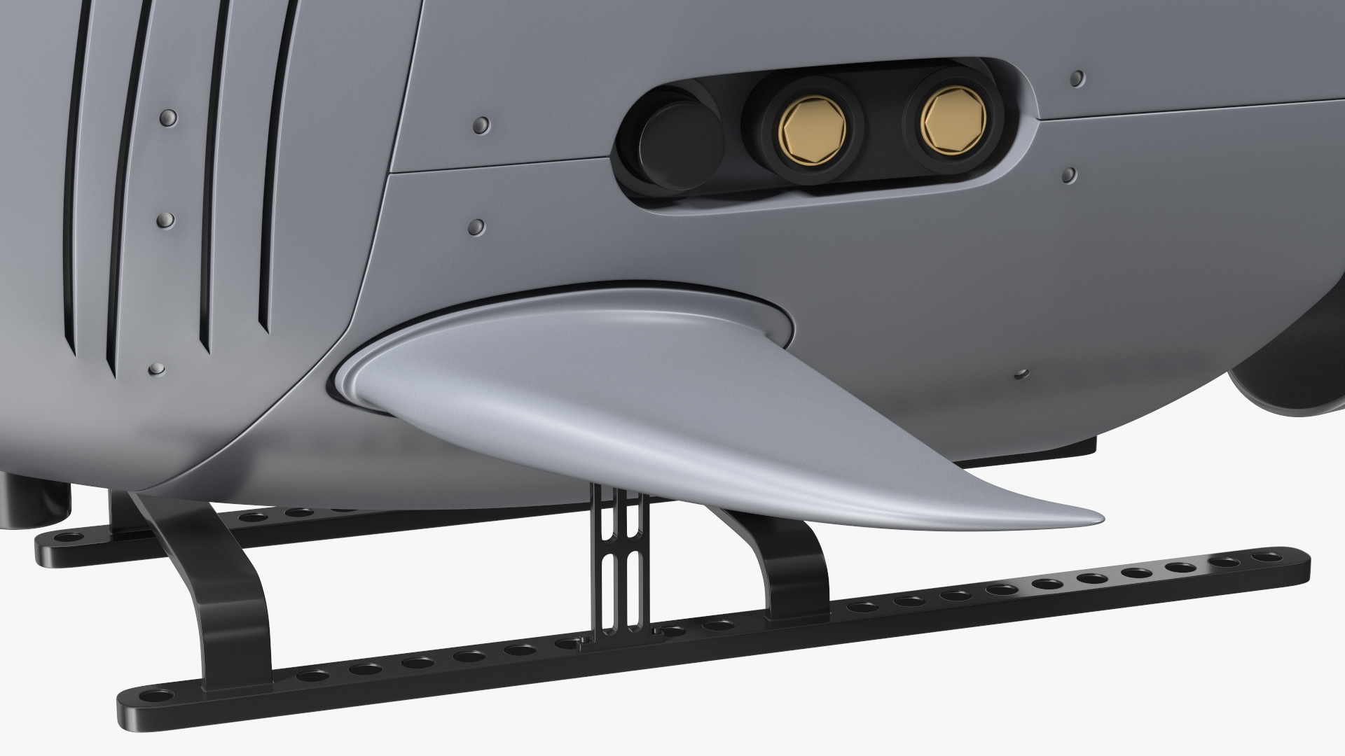 3D Shark Underwater Drone Rigged for Cinema 4D model