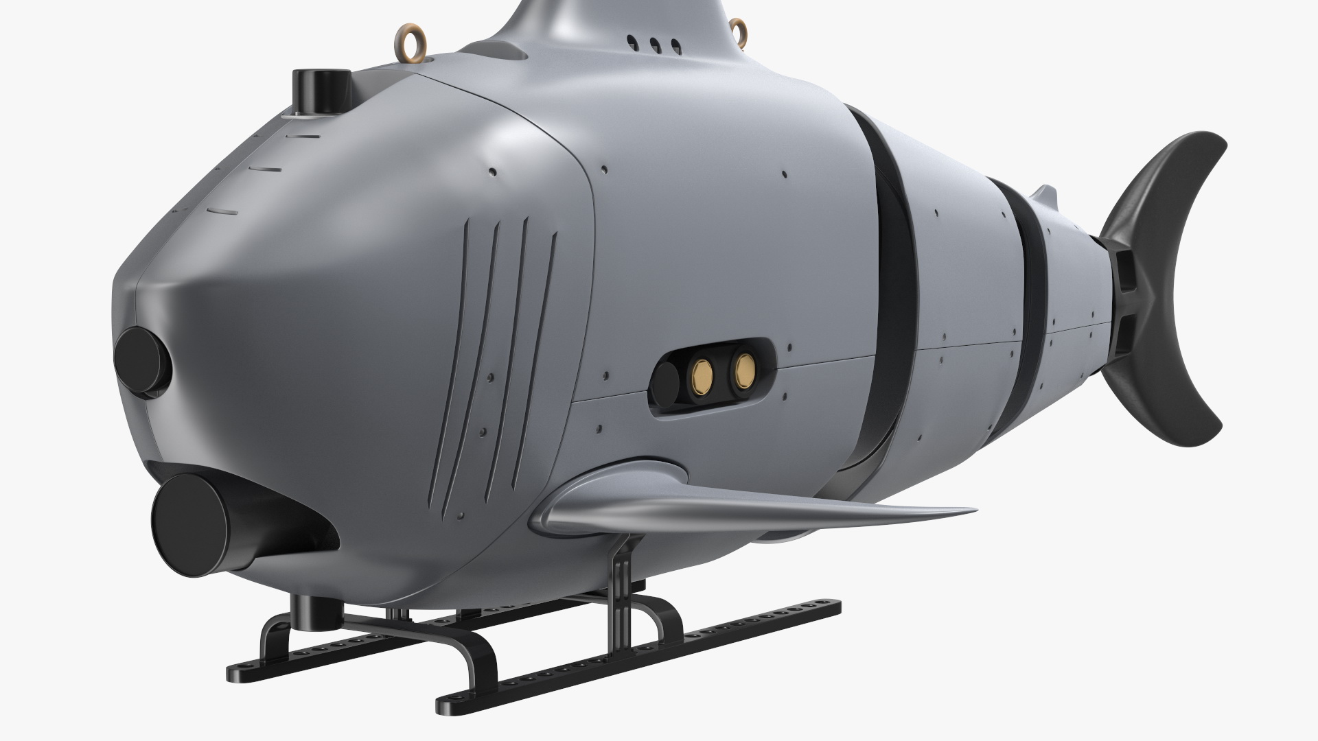 3D Shark Underwater Drone Rigged for Cinema 4D model