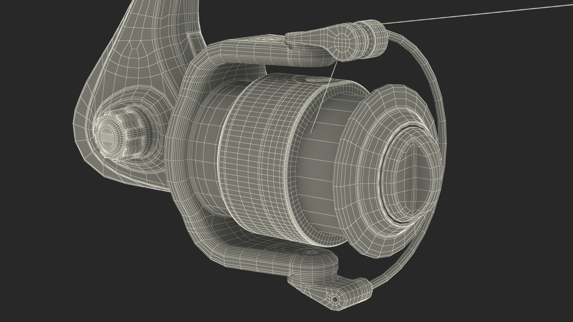 Spinning Rod and Reel Combo 3D