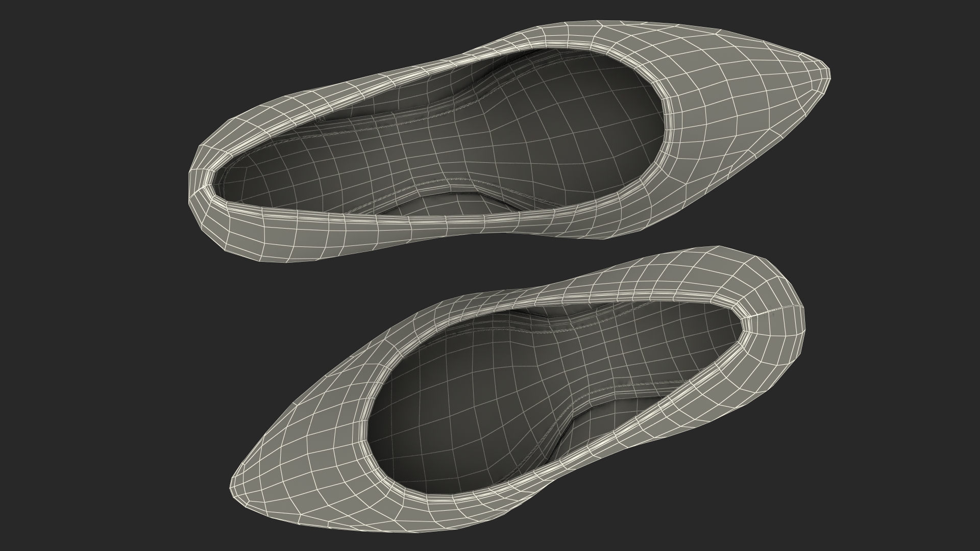 3D model Purple Sparkly Pumps