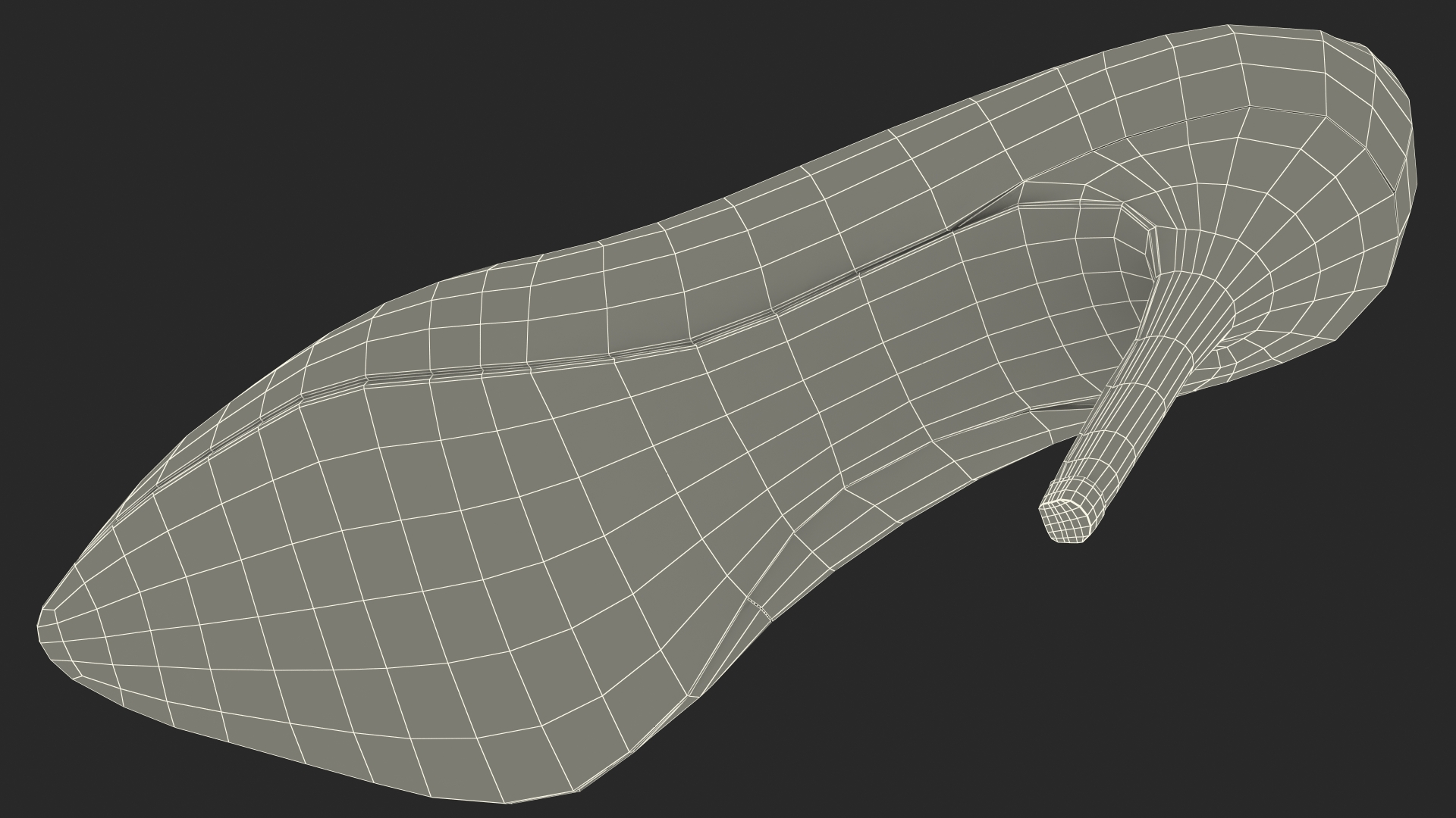 3D model Purple Sparkly Pumps