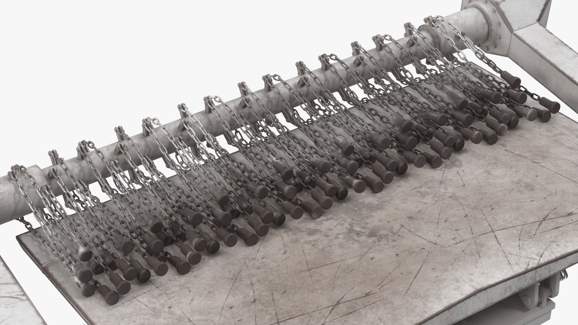 White Hydrema 910 Mine Clearing Vehicle Used 3D model