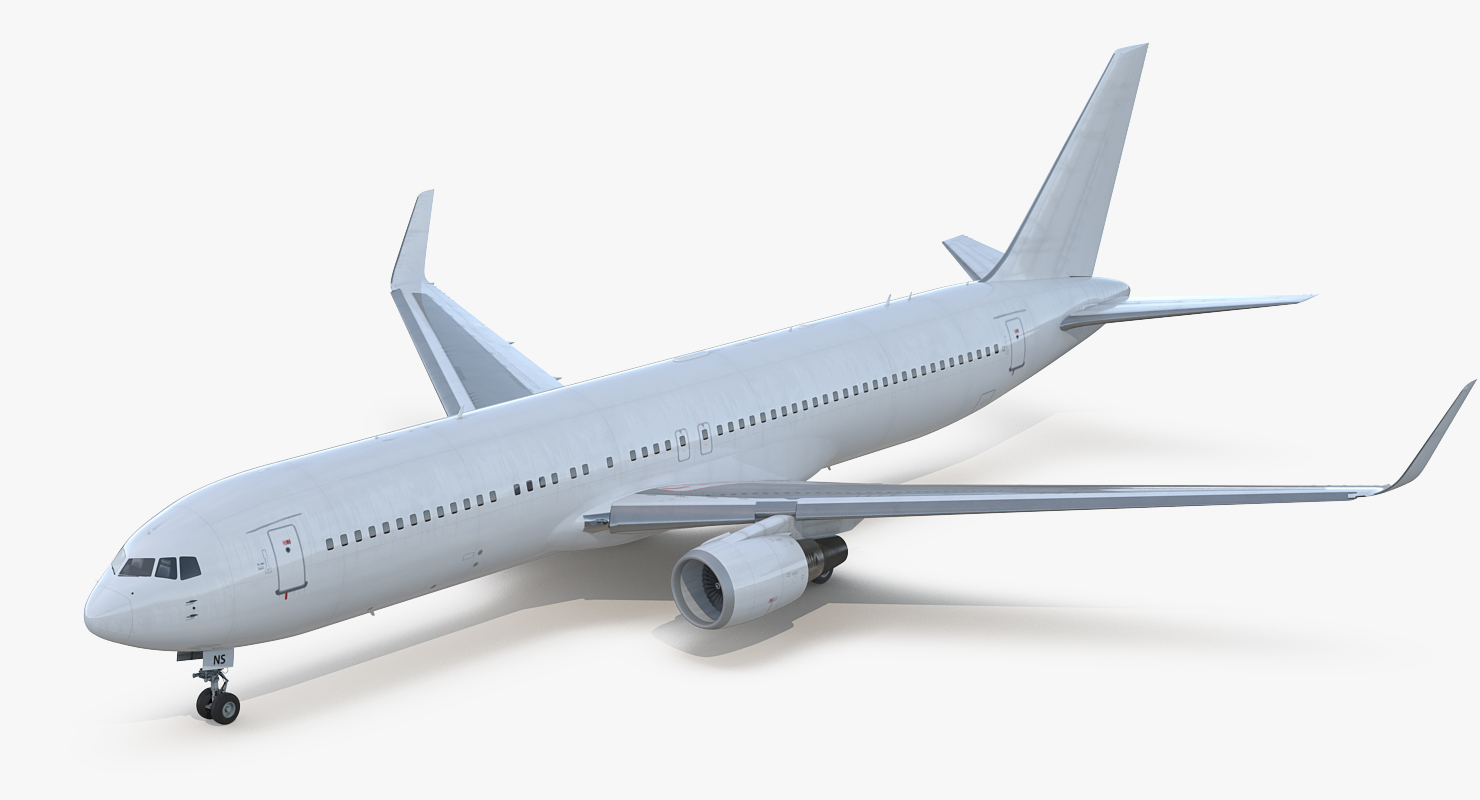 3D Boeing 767 300ER Generic Rigged