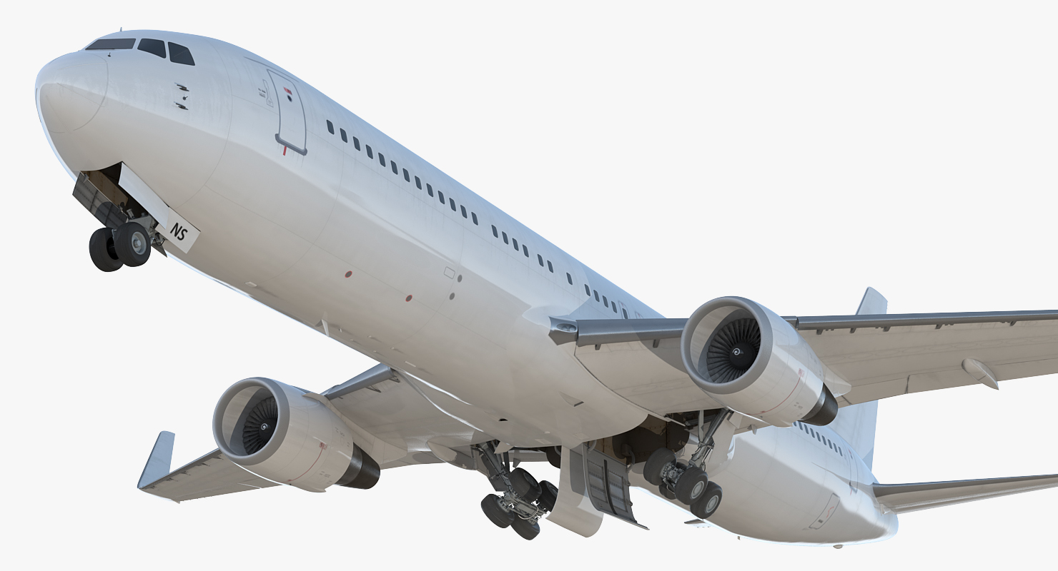 3D Boeing 767 300ER Generic Rigged