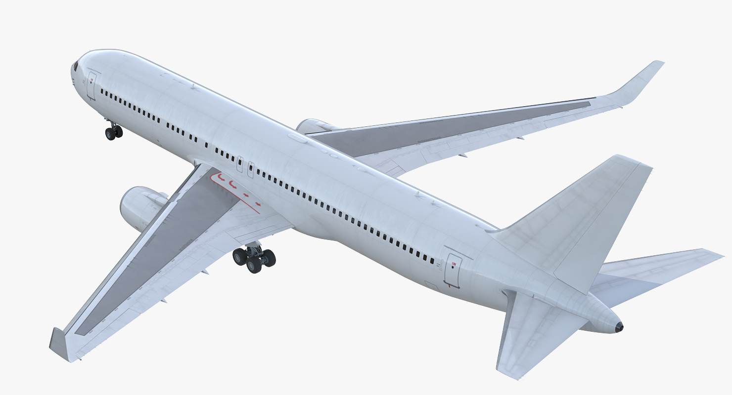 3D Boeing 767 300ER Generic Rigged