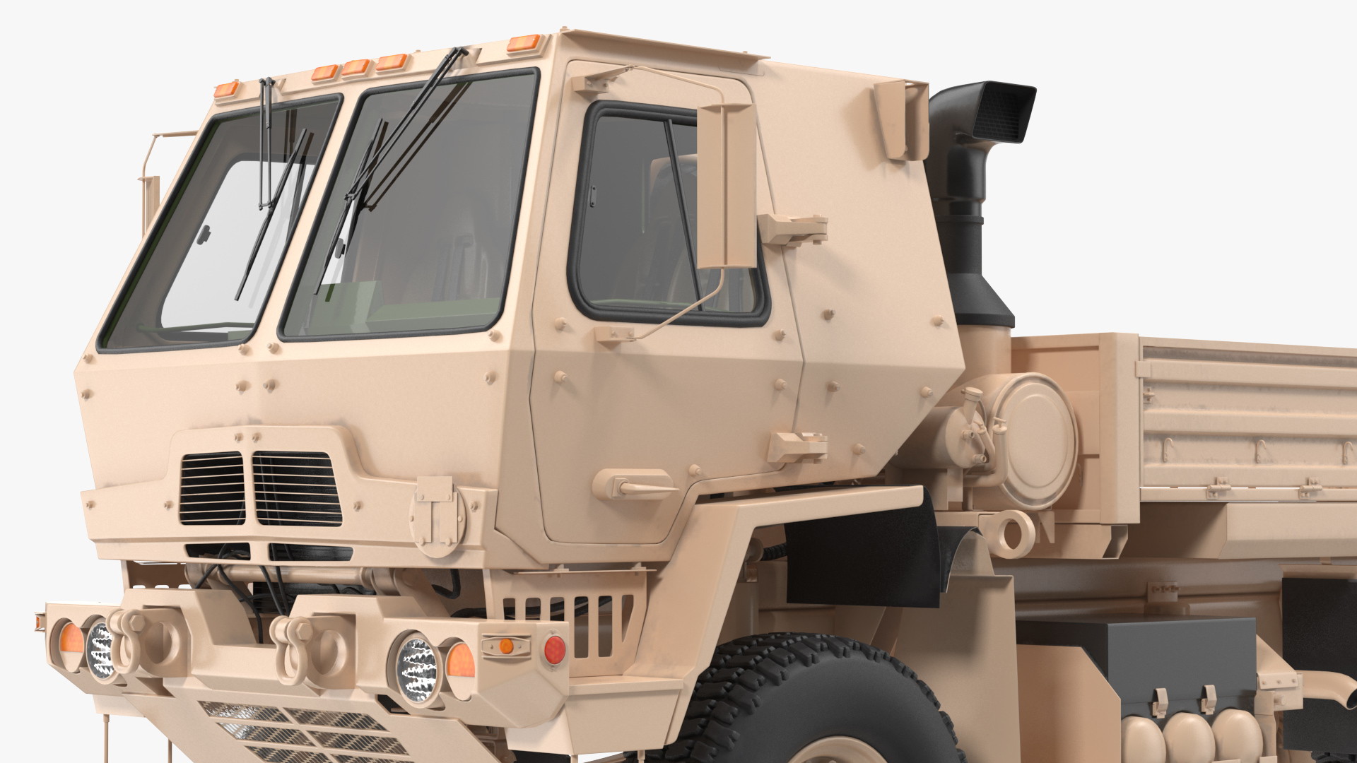 3D Oshkosh FMTV Cargo Truck 6x6 model