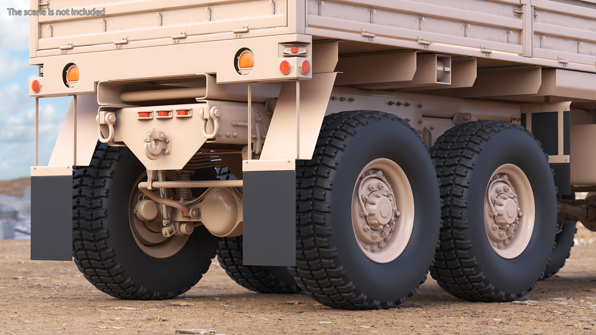 3D Oshkosh FMTV Cargo Truck 6x6 model