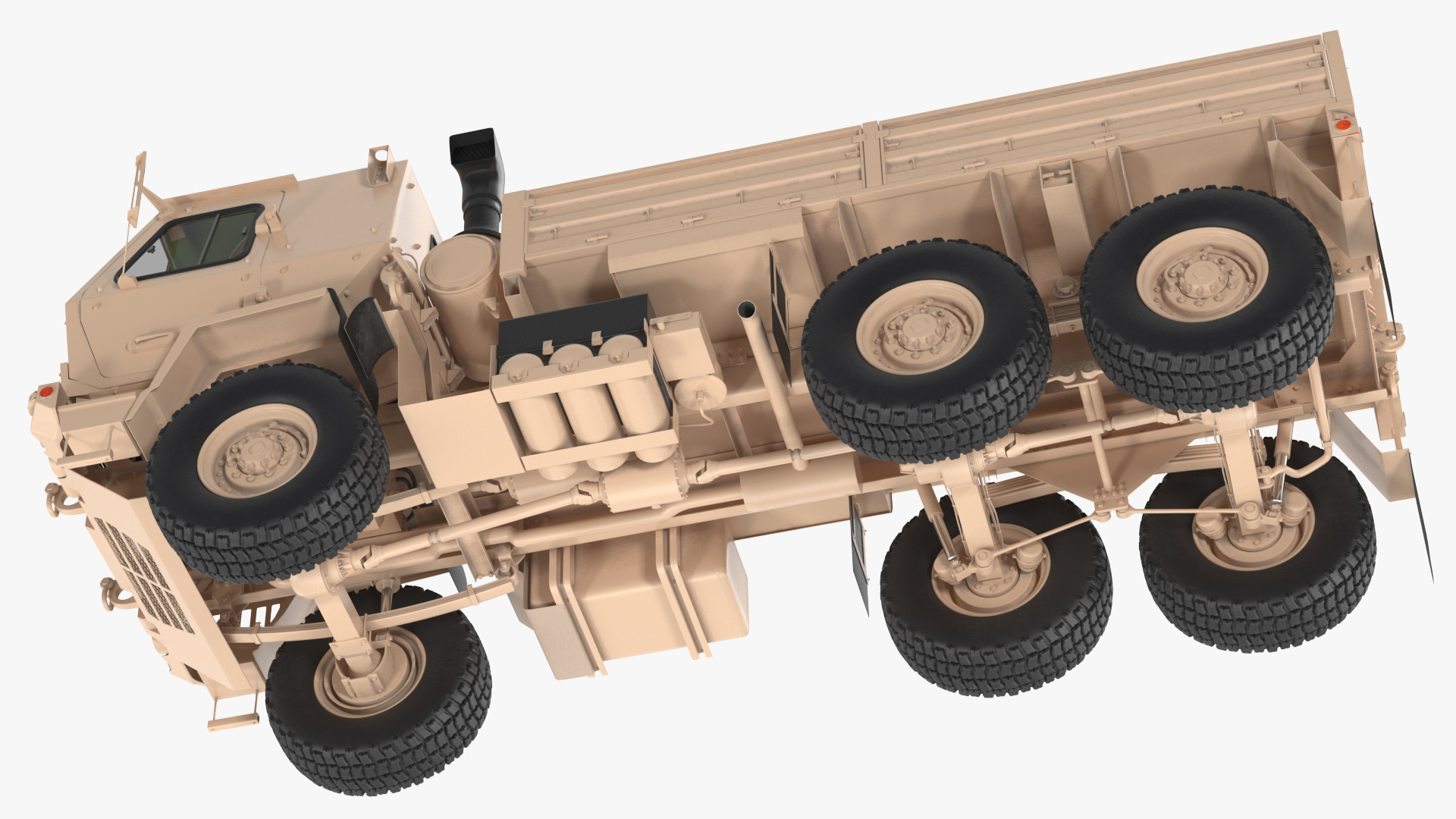 3D Oshkosh FMTV Cargo Truck 6x6 model