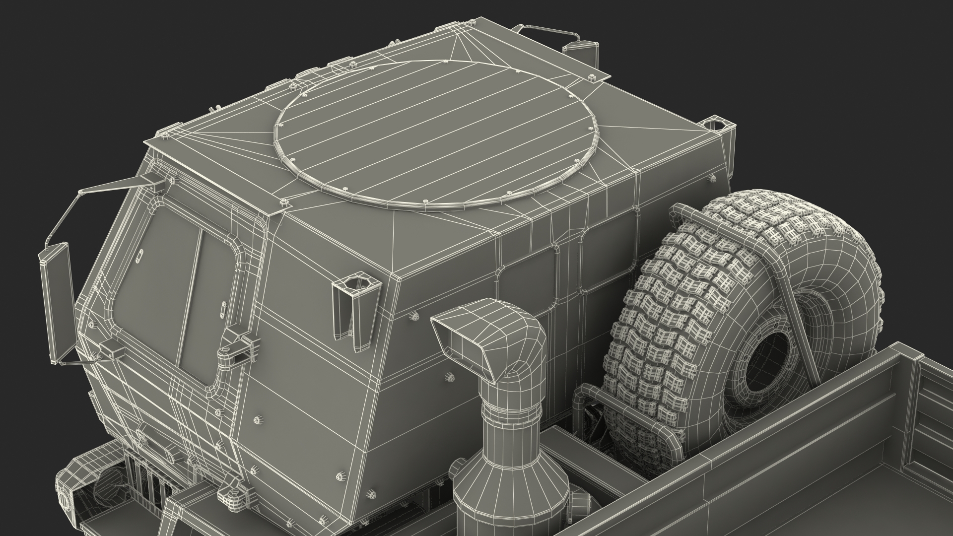 3D Oshkosh FMTV Cargo Truck 6x6 model
