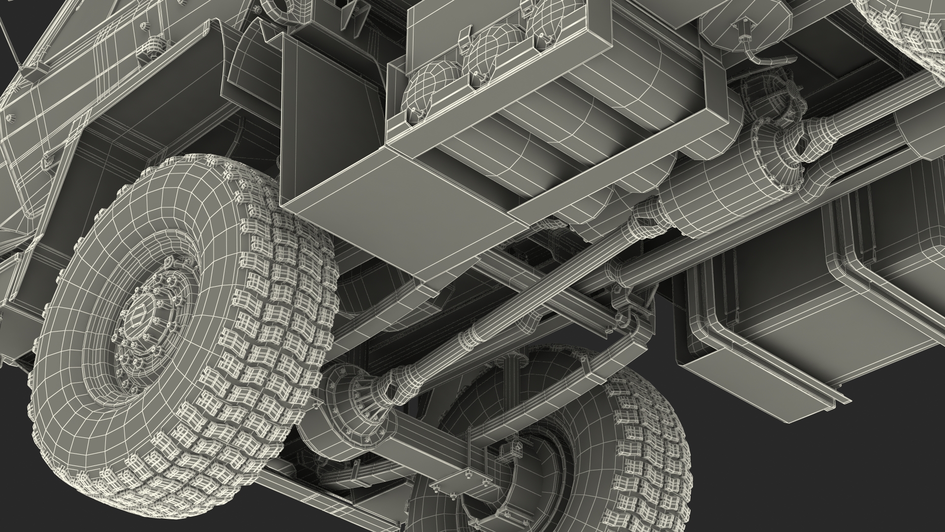 3D Oshkosh FMTV Cargo Truck 6x6 model