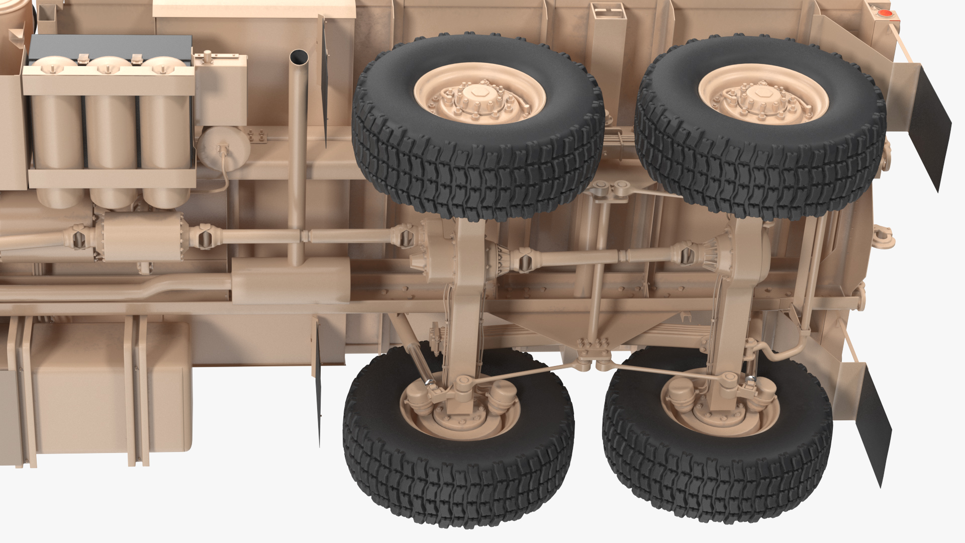 3D Oshkosh FMTV Cargo Truck 6x6 model