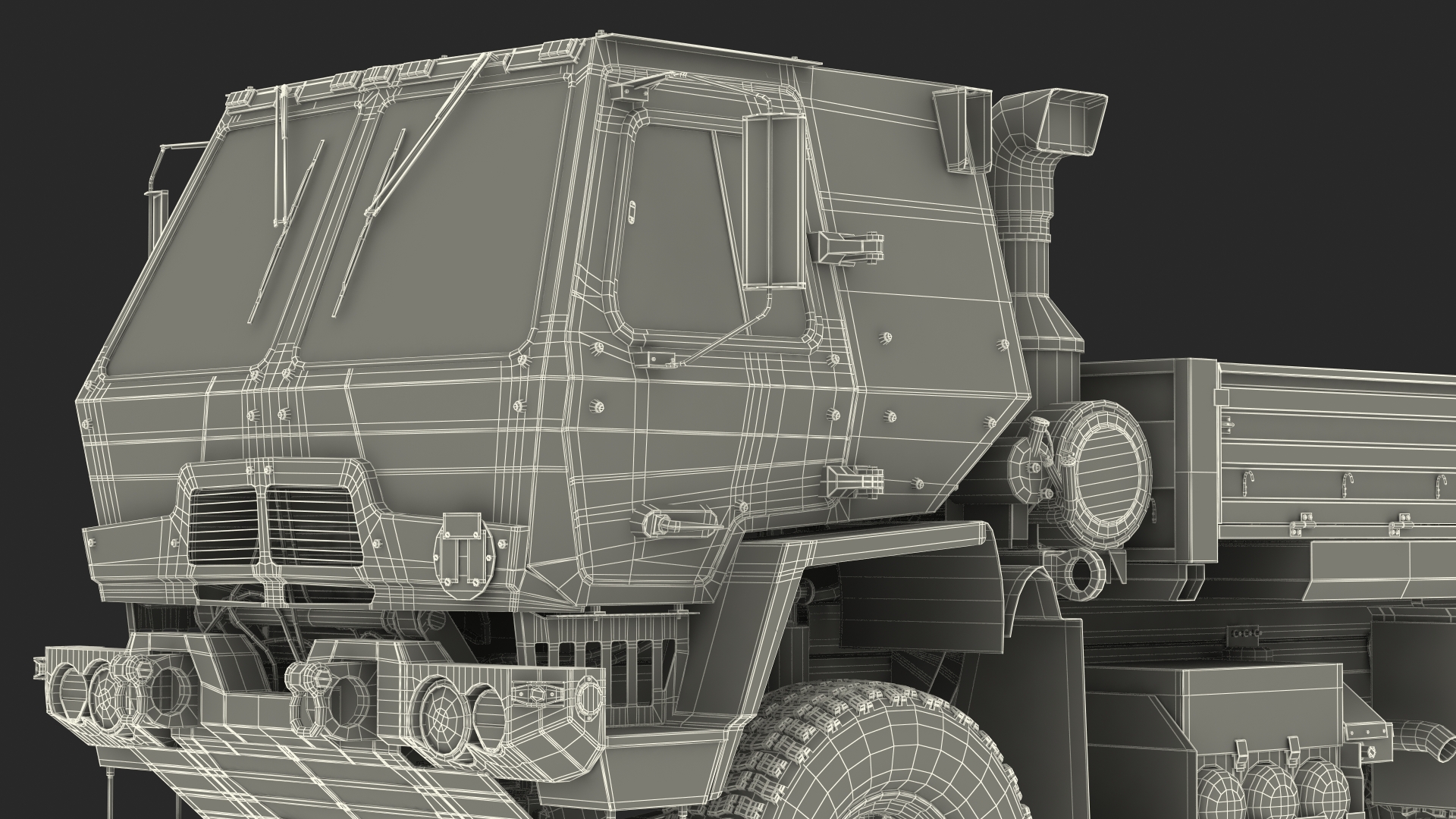 3D Oshkosh FMTV Cargo Truck 6x6 model