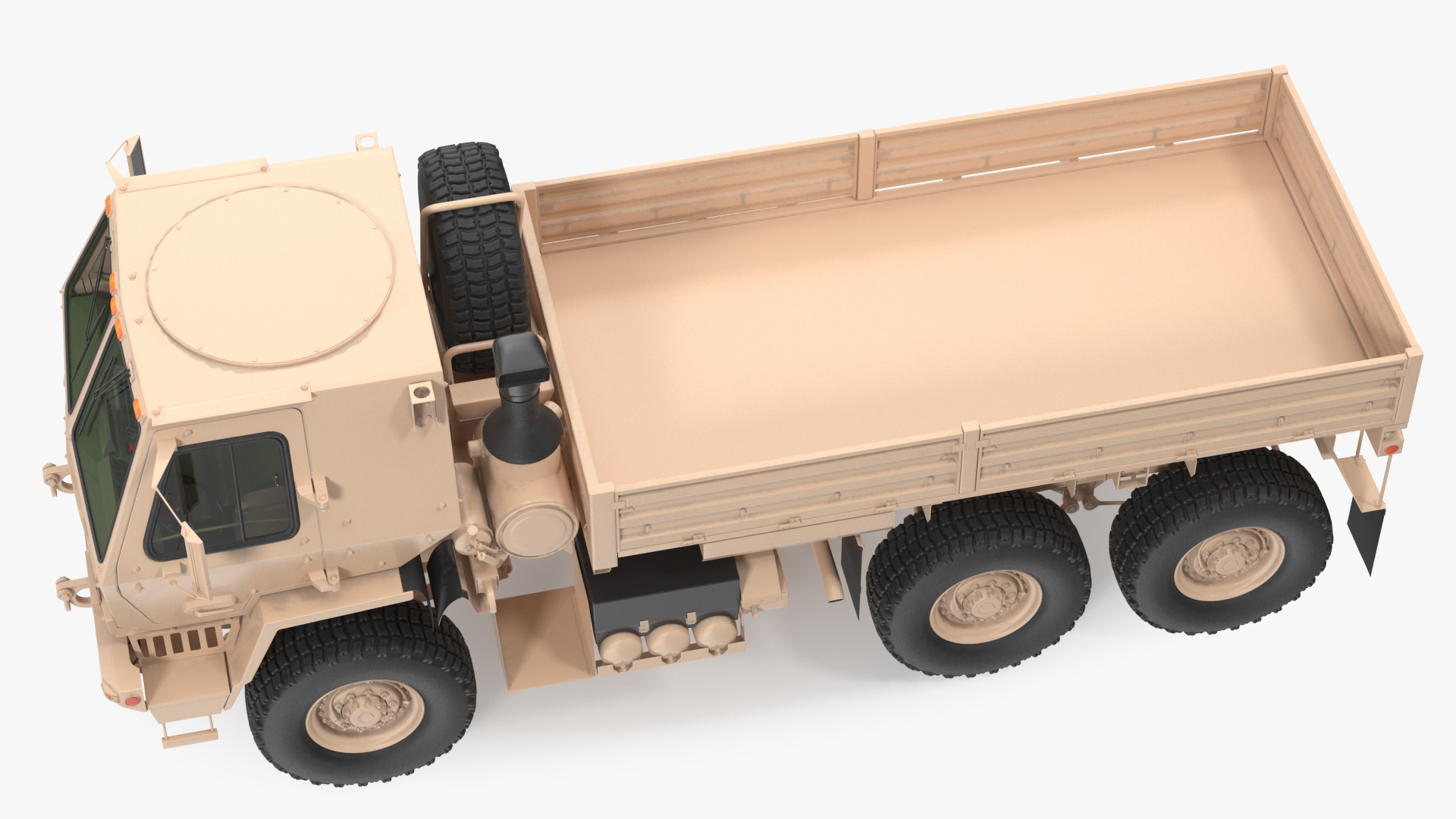 3D Oshkosh FMTV Cargo Truck 6x6 model
