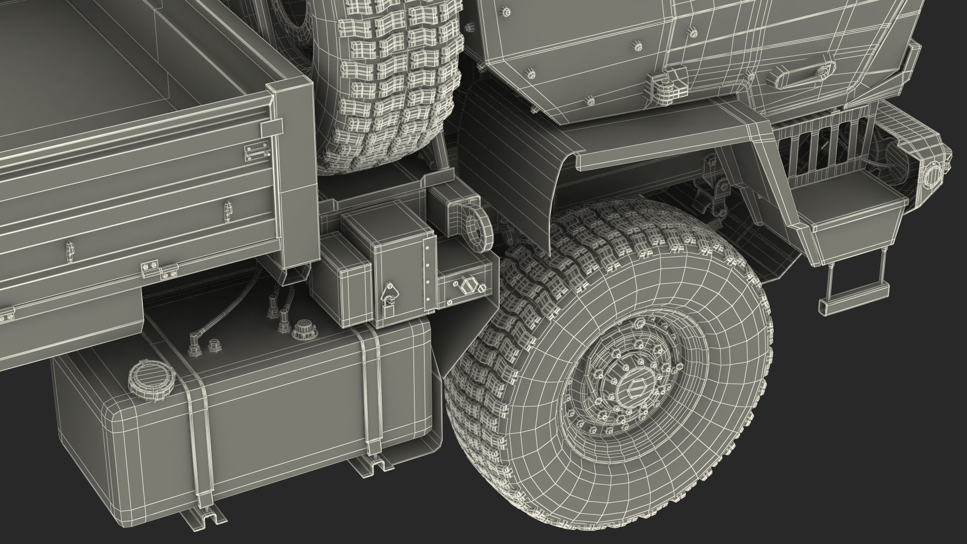 3D Oshkosh FMTV Cargo Truck 6x6 model