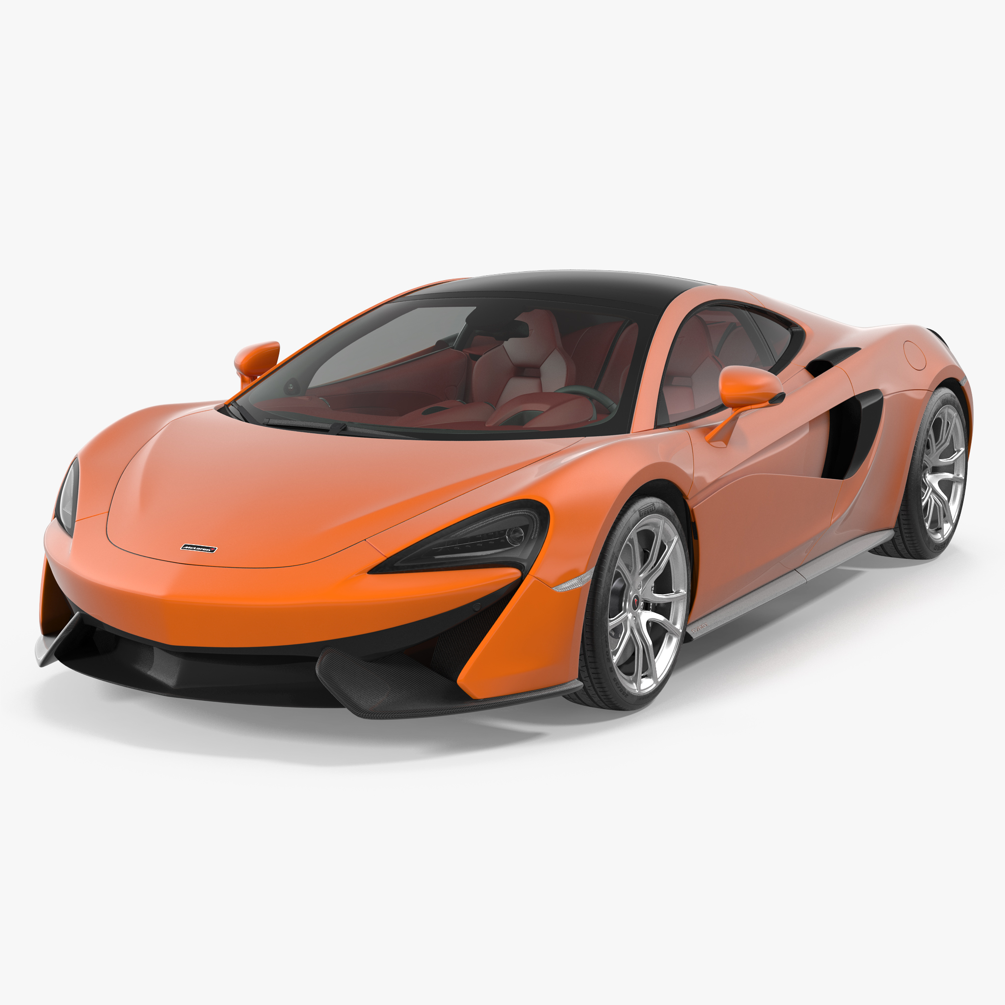 Sports Car McLaren 570GT 2017 Simple Interior, view 4