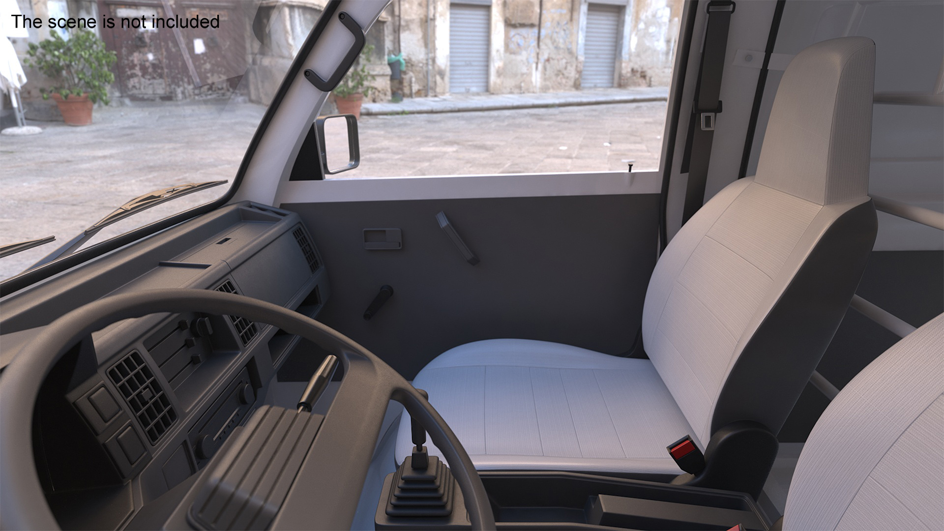 3D Suzuki Super Carry Van White model