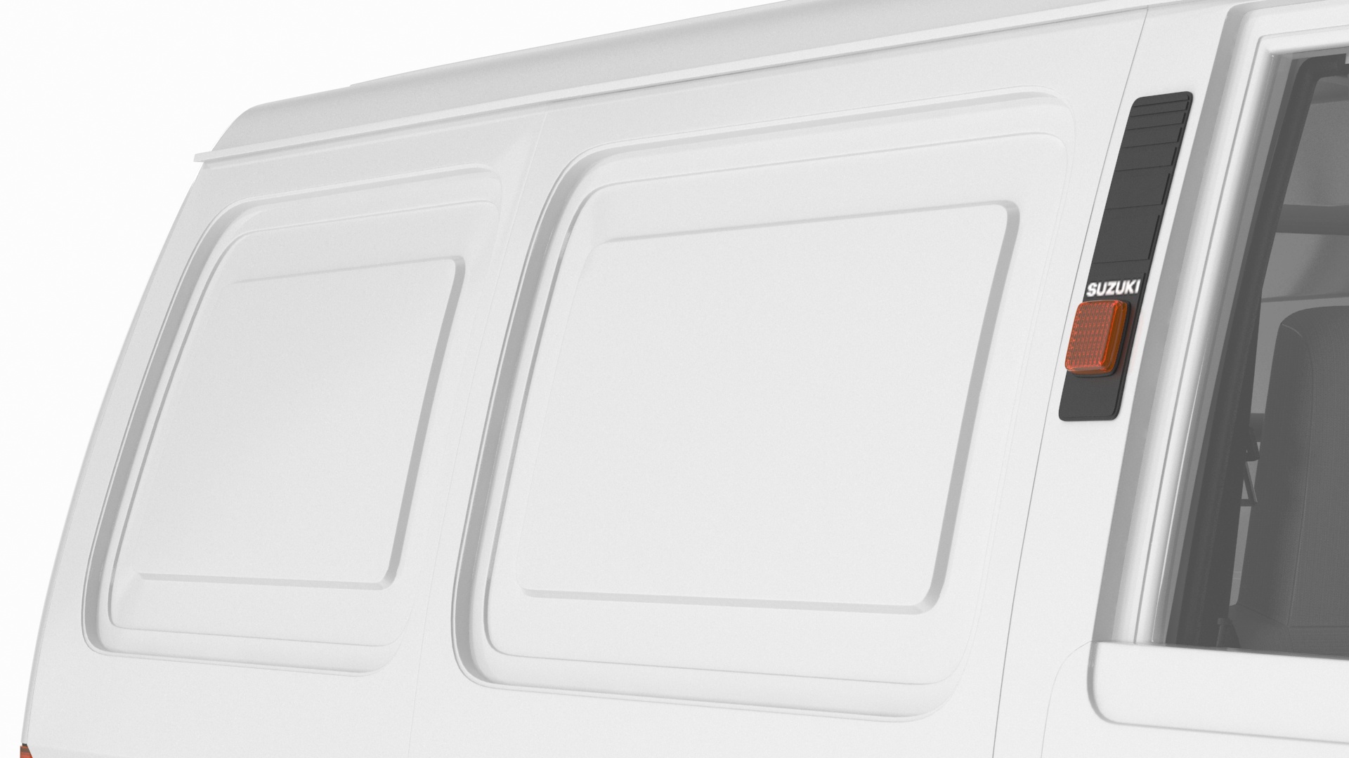 3D Suzuki Super Carry Van White model