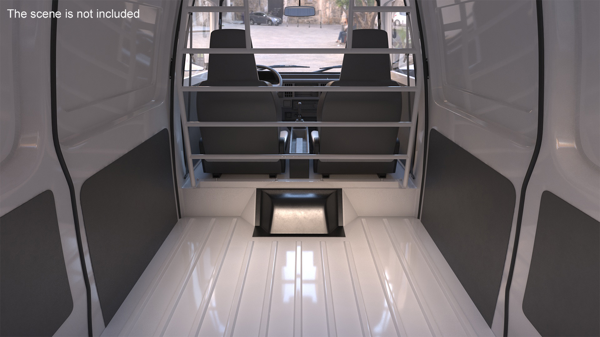 3D Suzuki Super Carry Van White model