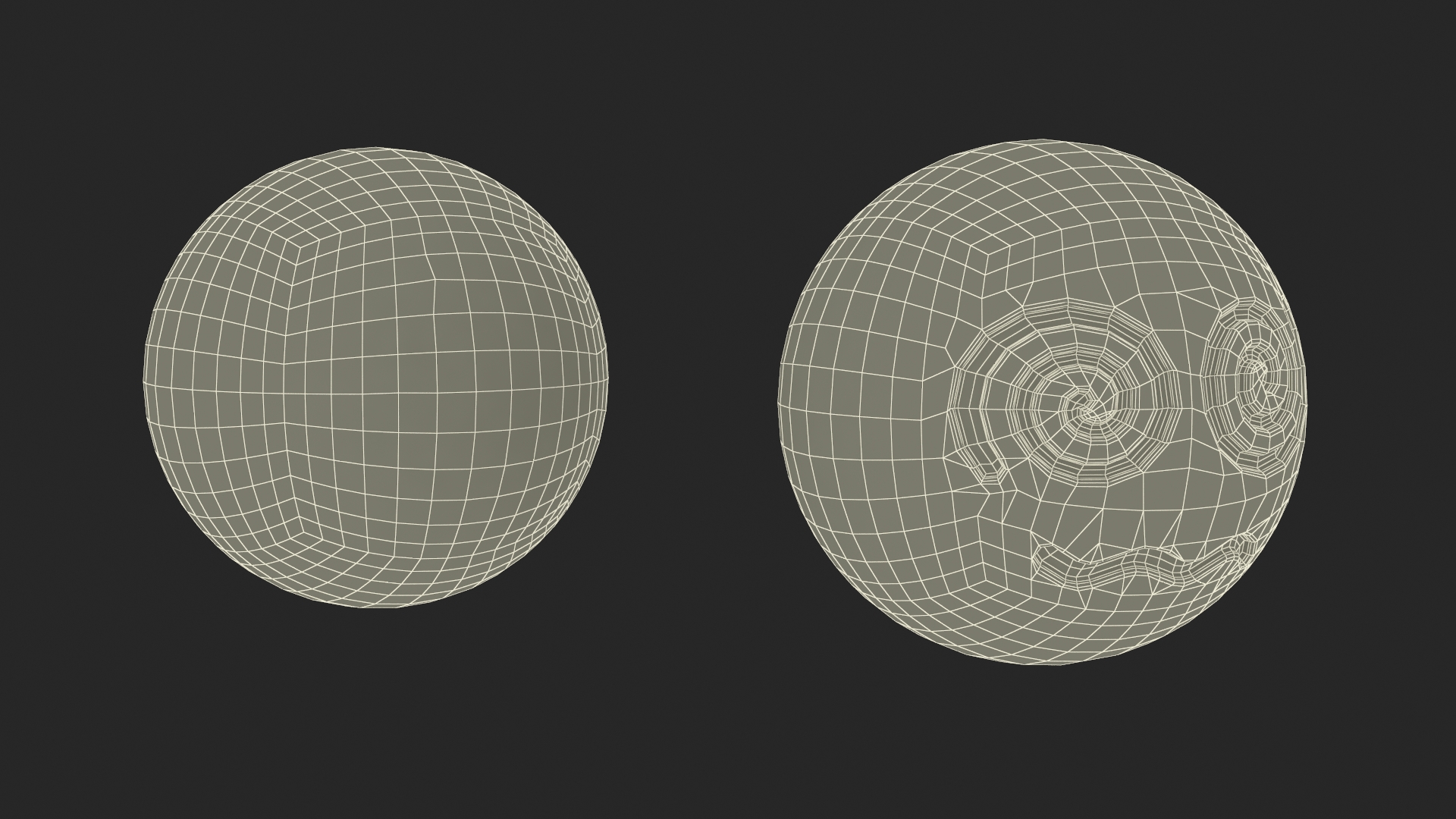 Emoji Spiral Eyes Face 3D