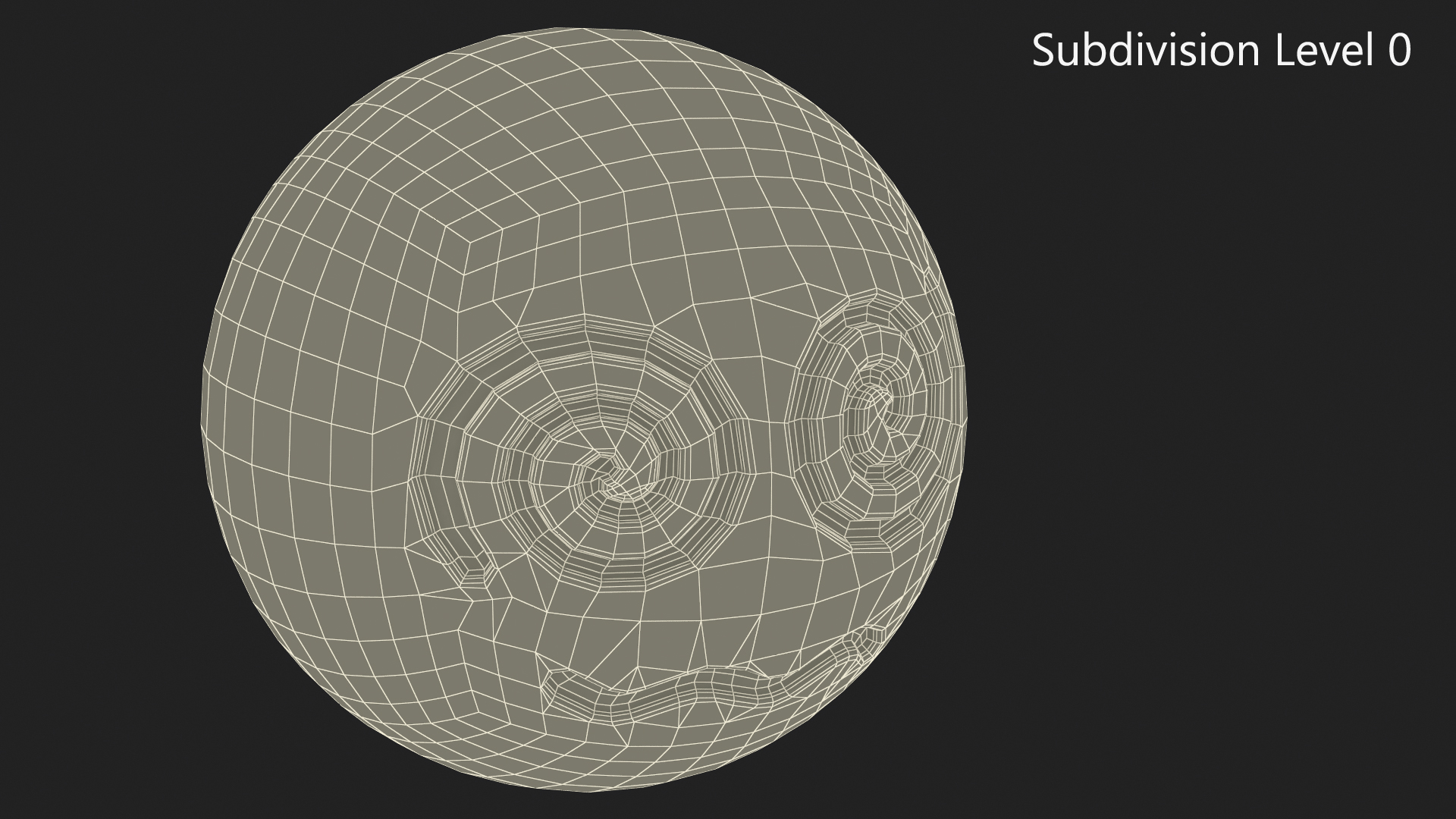 Emoji Spiral Eyes Face 3D