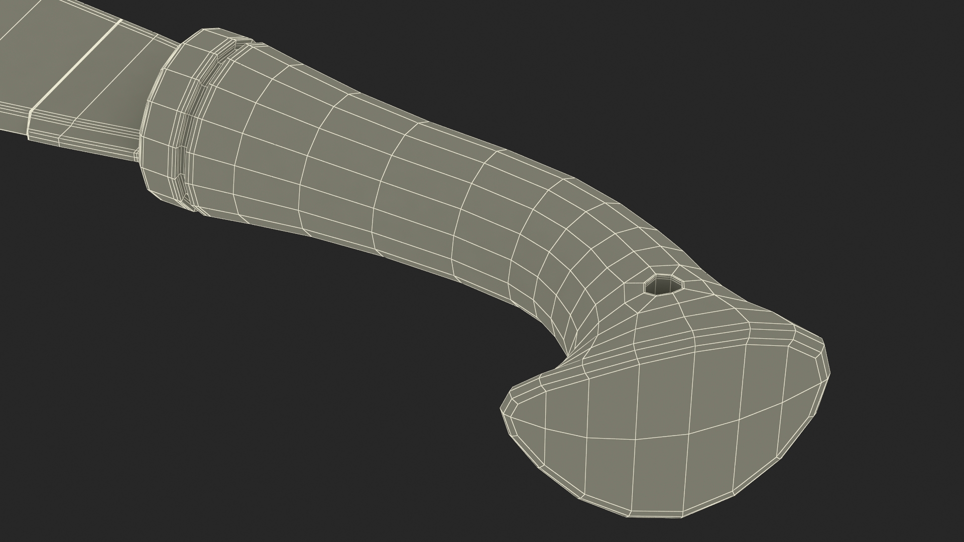 3D model Machete Knife Barong
