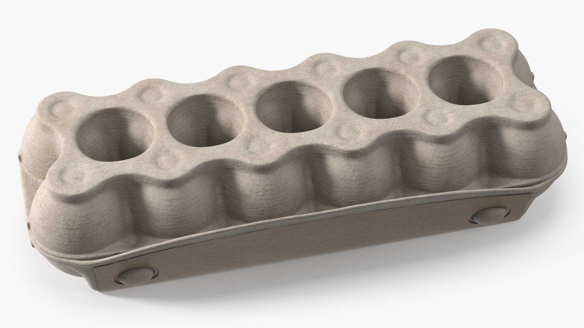 Molded Fiber Dozen Egg Carton Gray, view 6