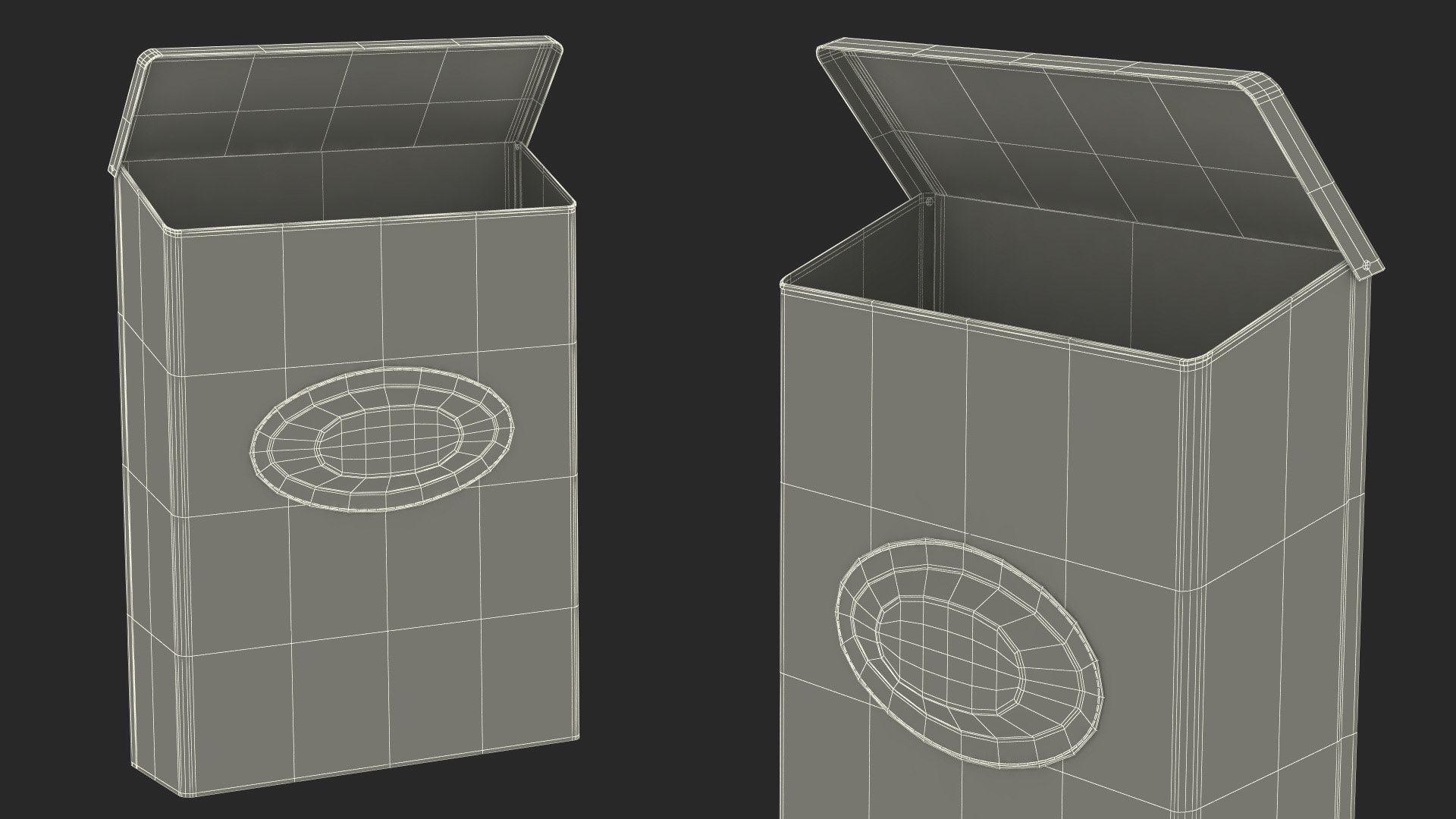 3D Wall Mount Locking Mailbox