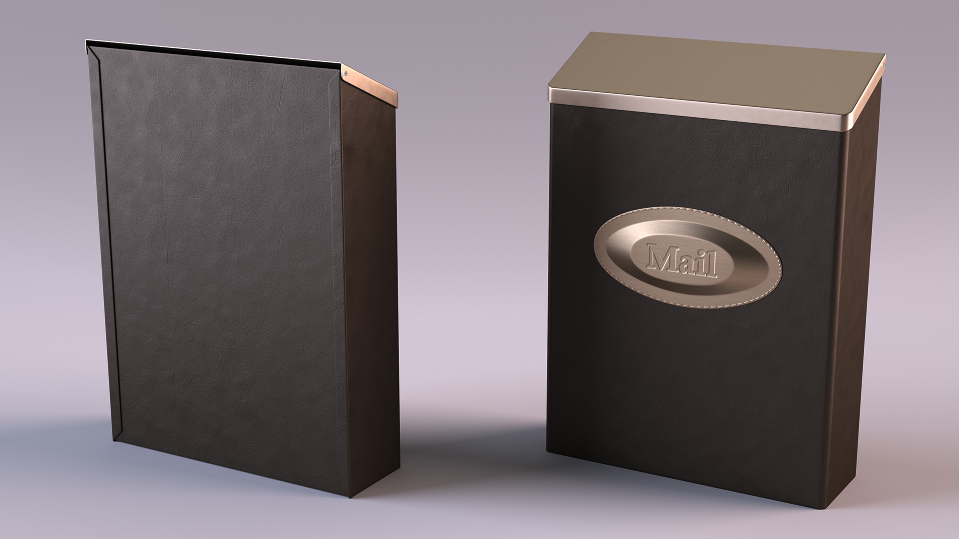 3D Wall Mount Locking Mailbox