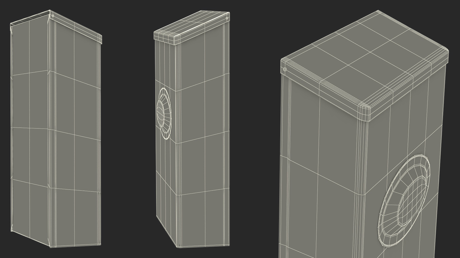 3D Wall Mount Locking Mailbox