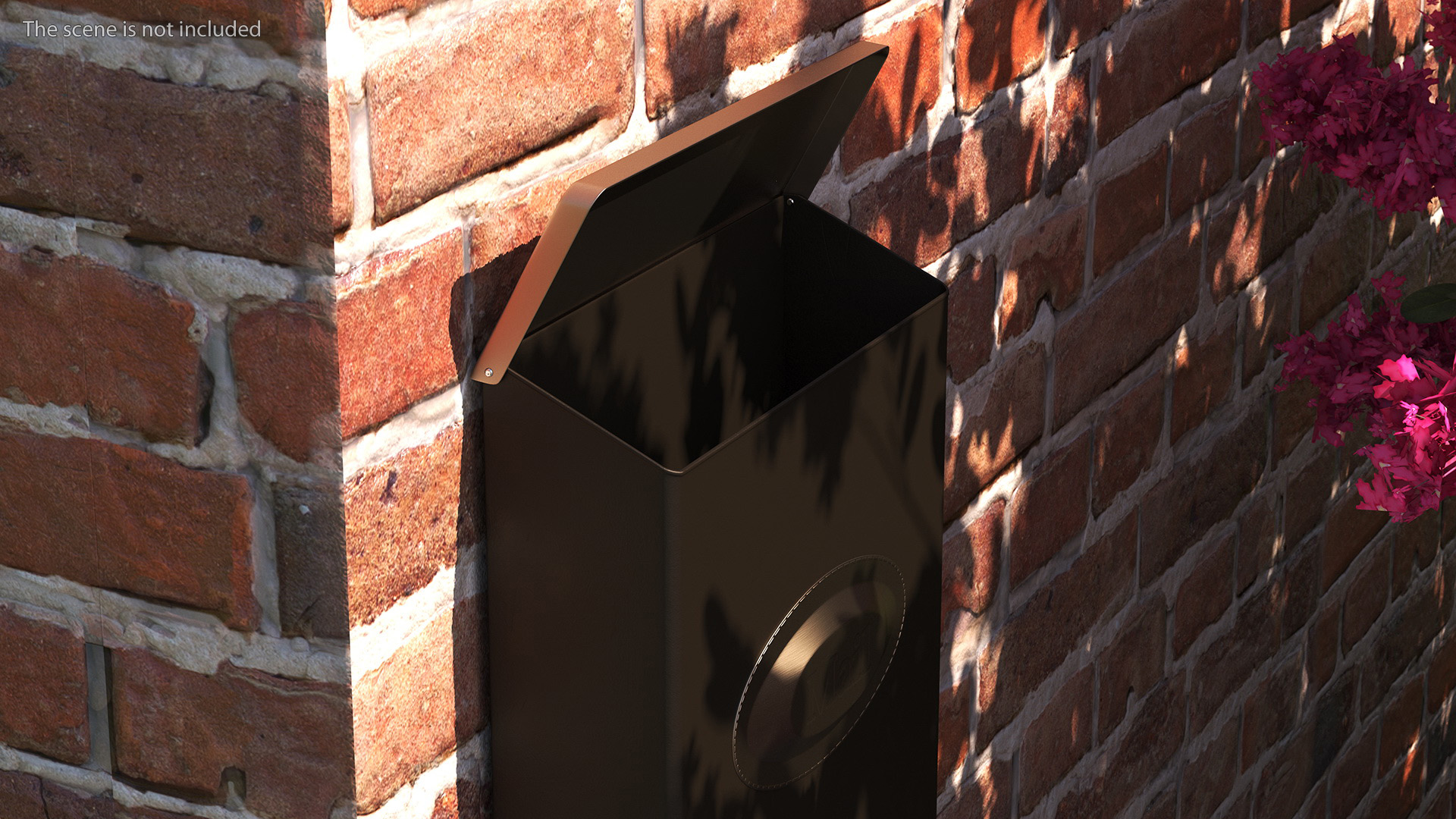 3D Wall Mount Locking Mailbox
