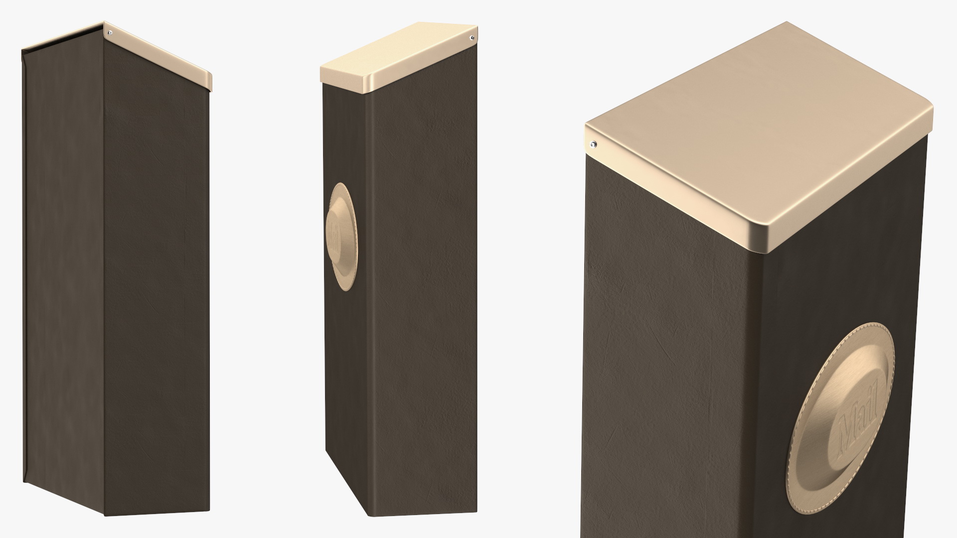 3D Wall Mount Locking Mailbox