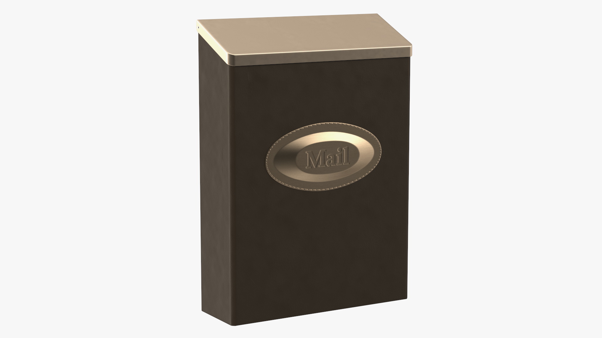 3D Wall Mount Locking Mailbox
