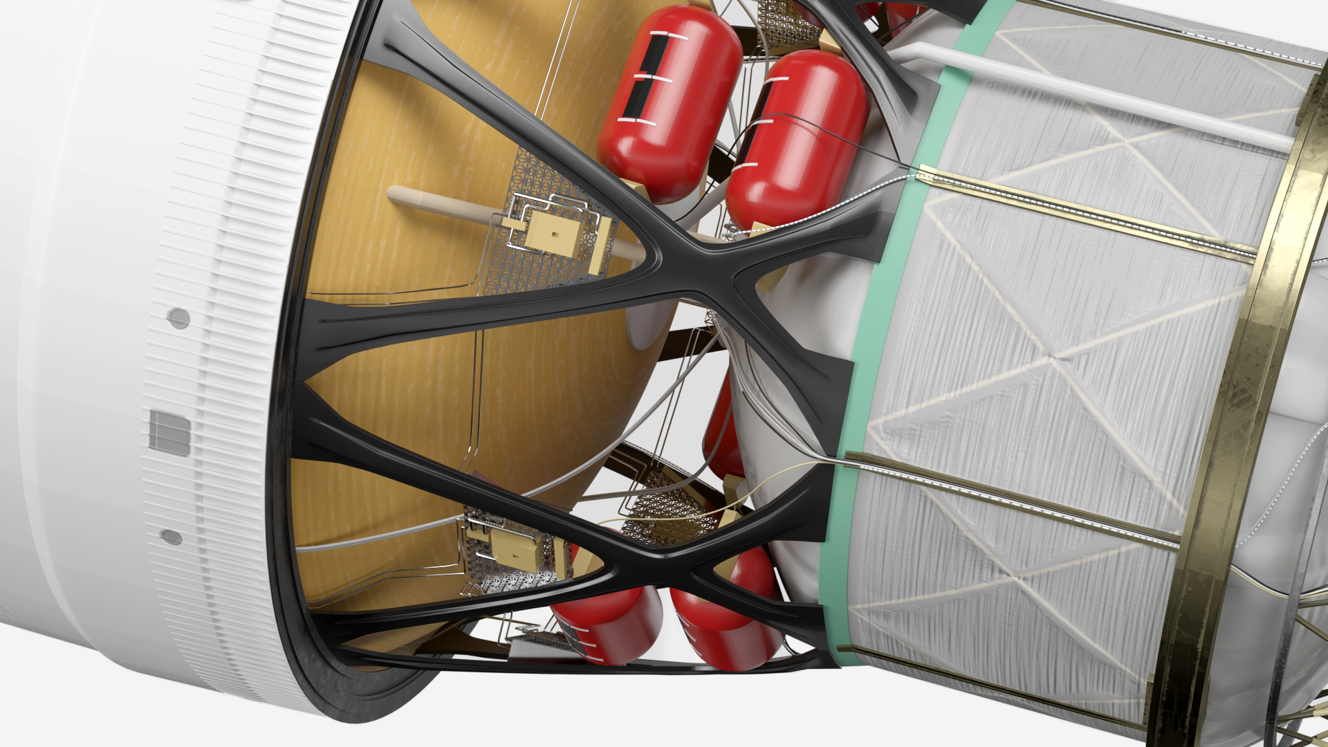 Nasa ICPS Interim Cryogenic Propulsion Stage 3D model