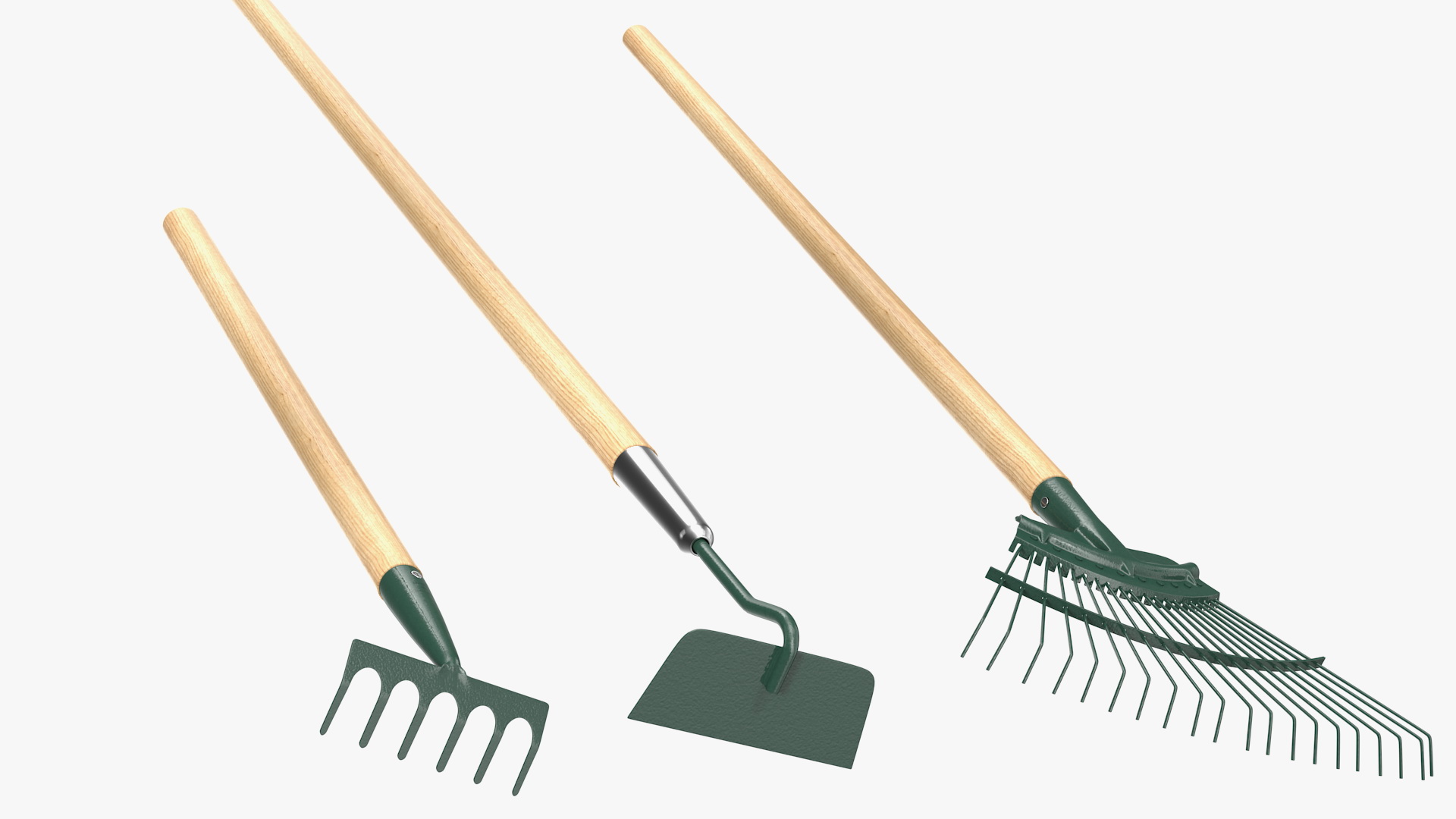 3D model Garden Tool Storage Rack with Tools