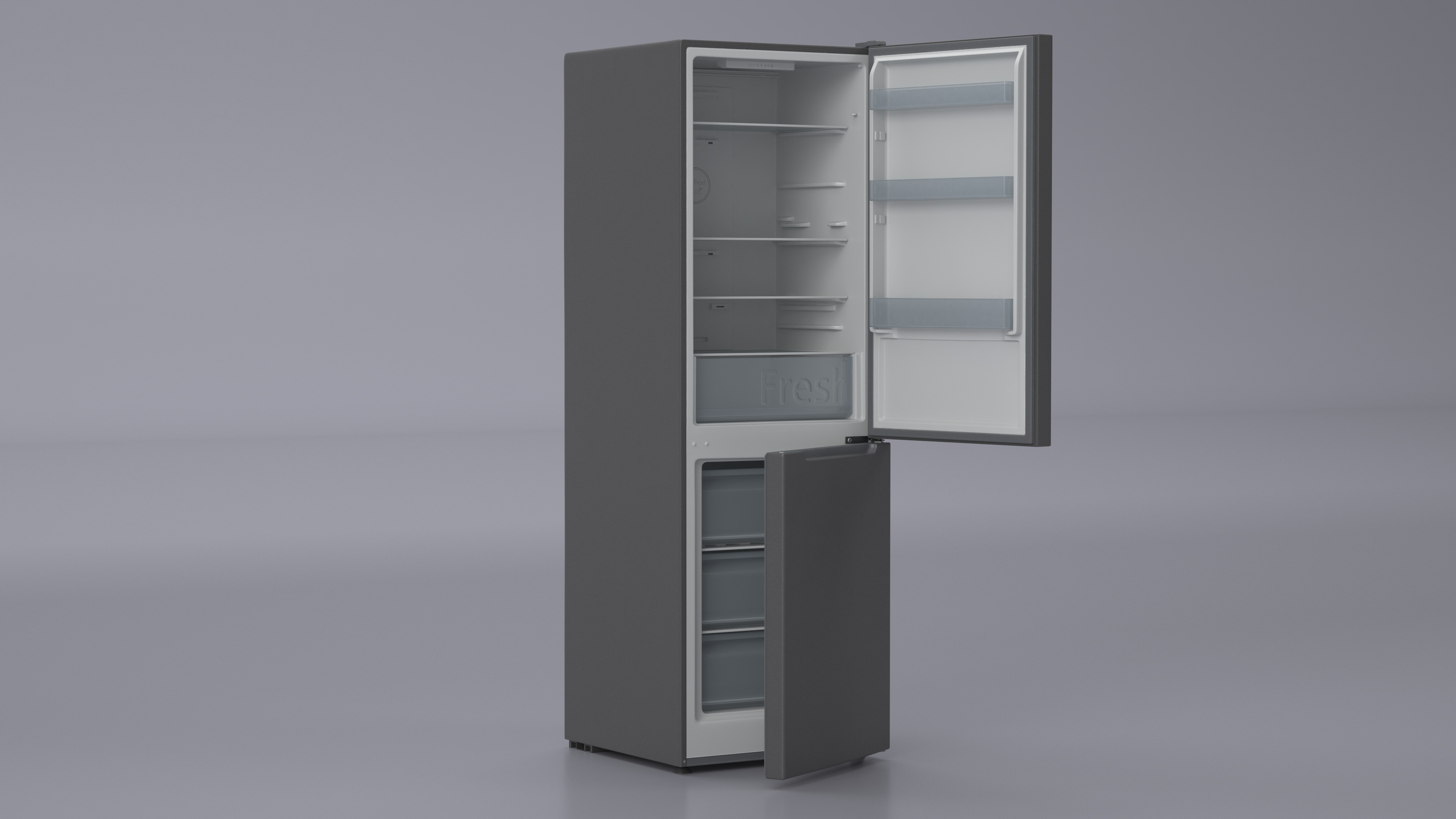 3D Fridge Candy CCRN 6180S Gray model